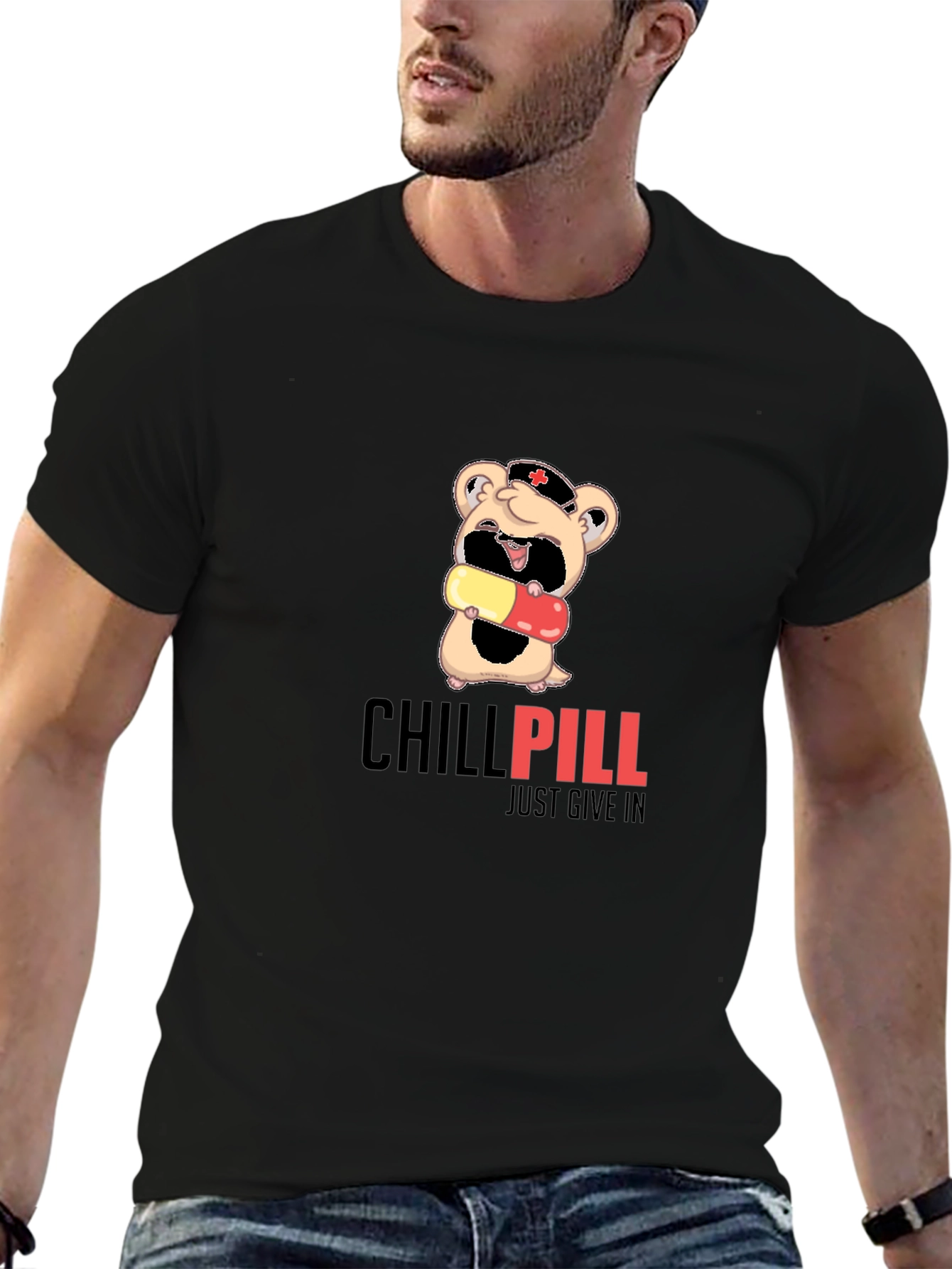 Chill Pill T-Shirt - Humorous Graphic Tee