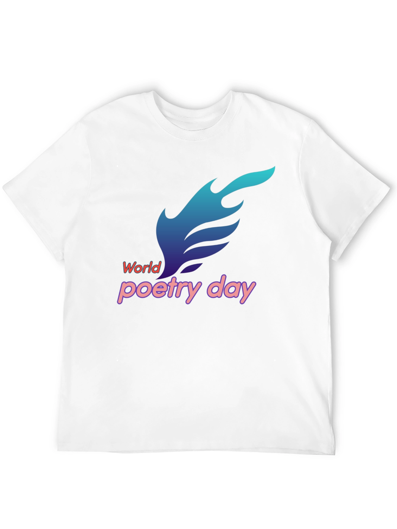 World Poetry Day Black T-Shirt
