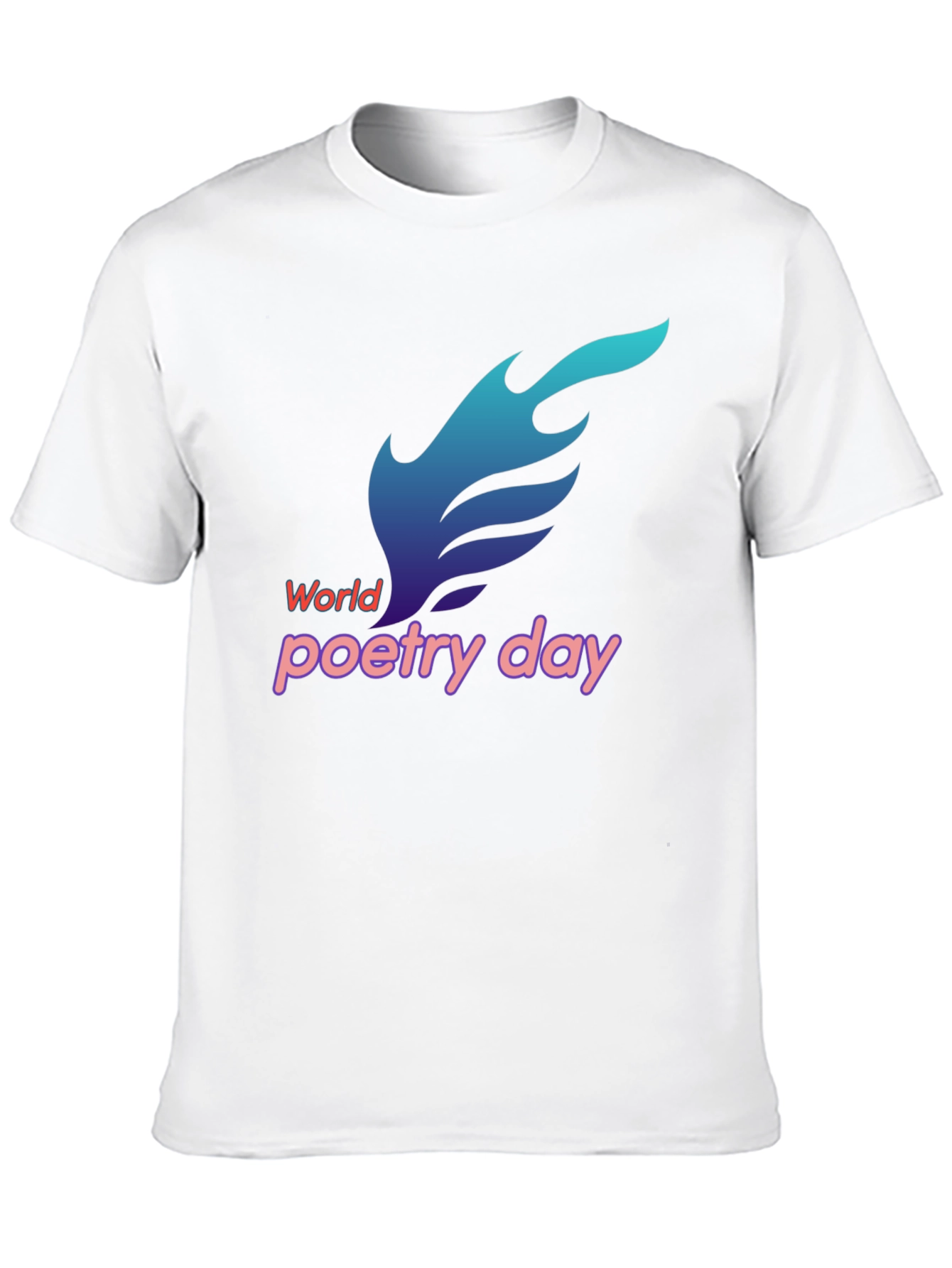 World Poetry Day Black T-Shirt