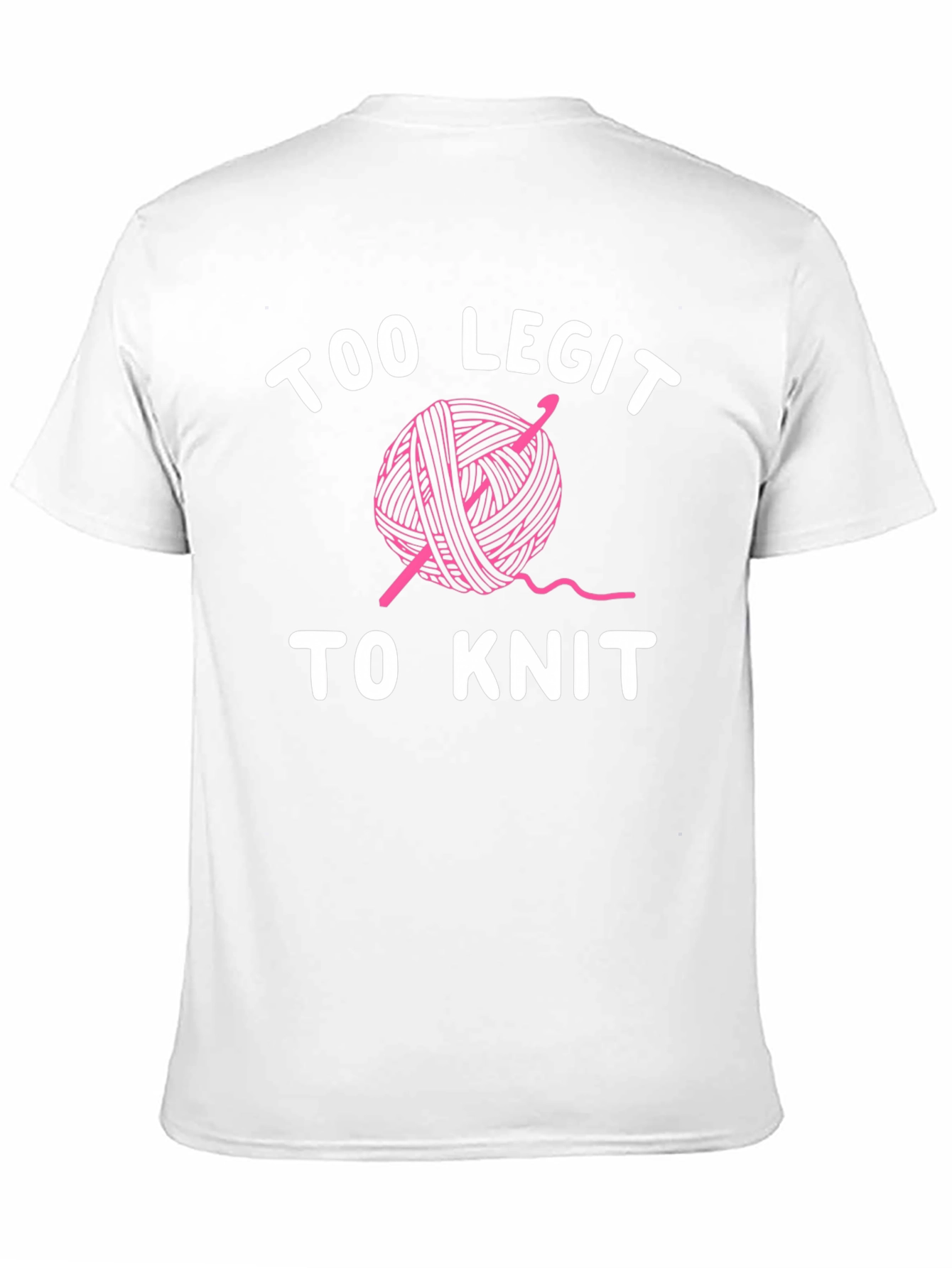 Too Legit To Knit Graphic Tee