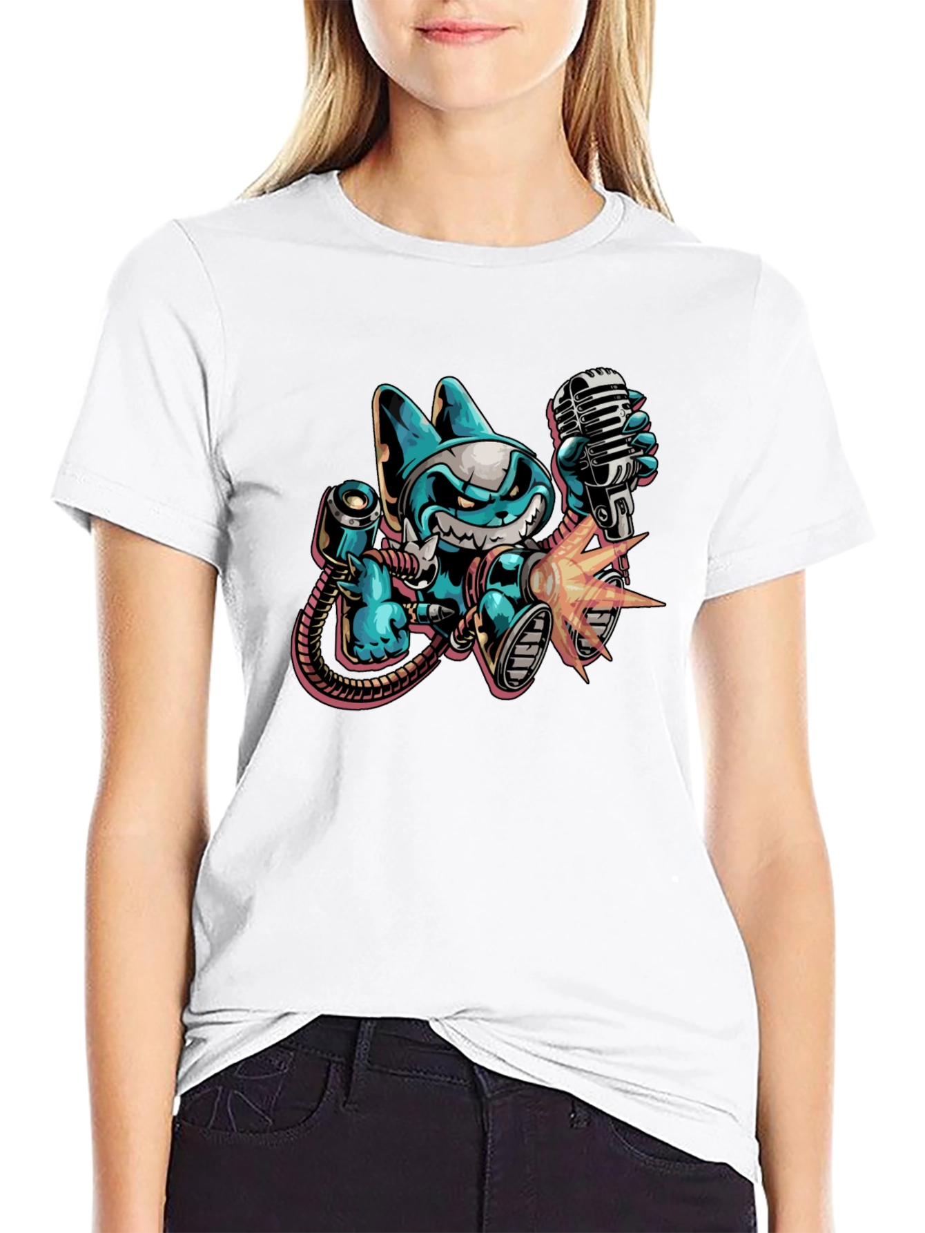 Cartoon Character Graphic Tee