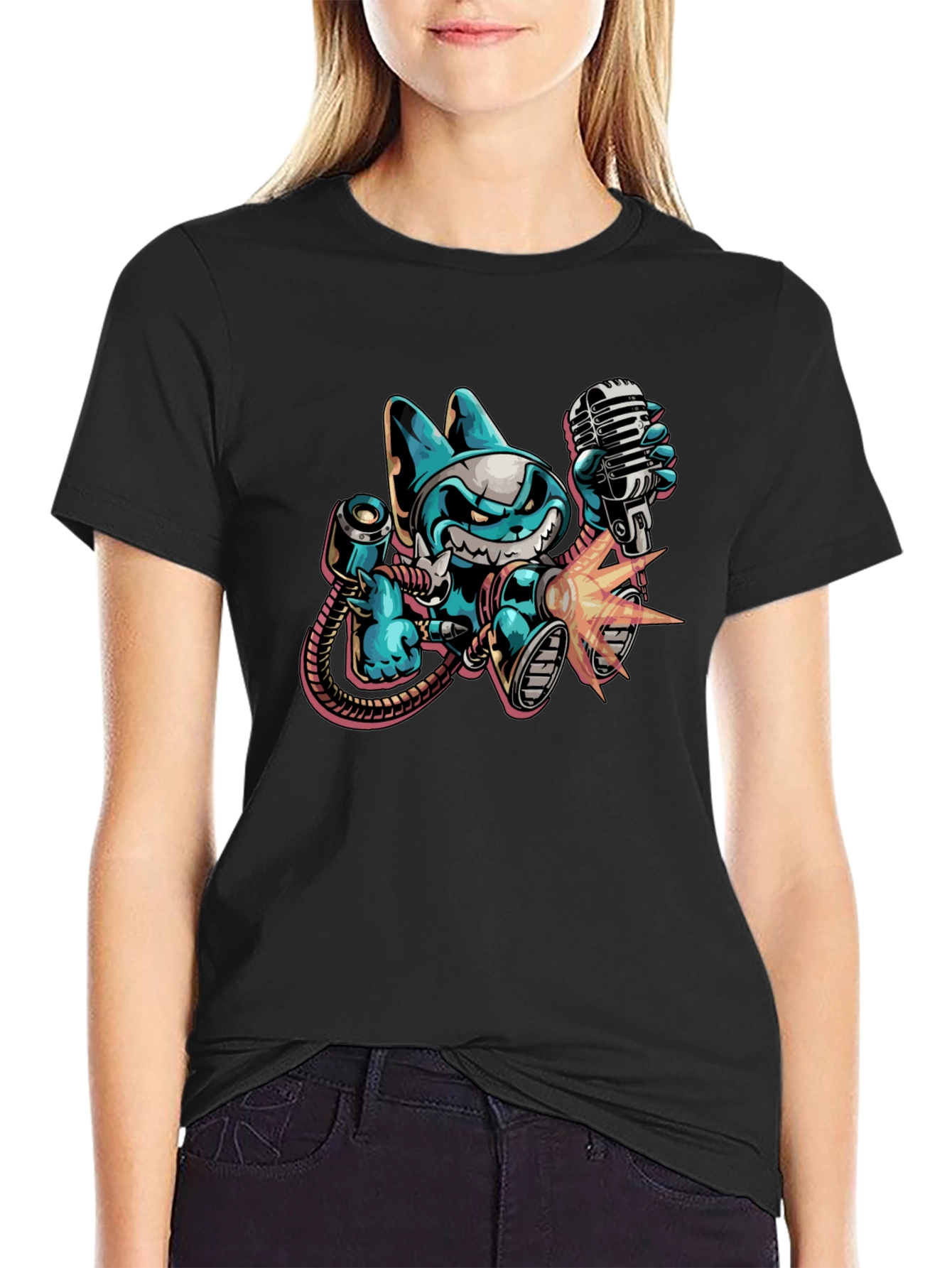 Cartoon Character Graphic Tee