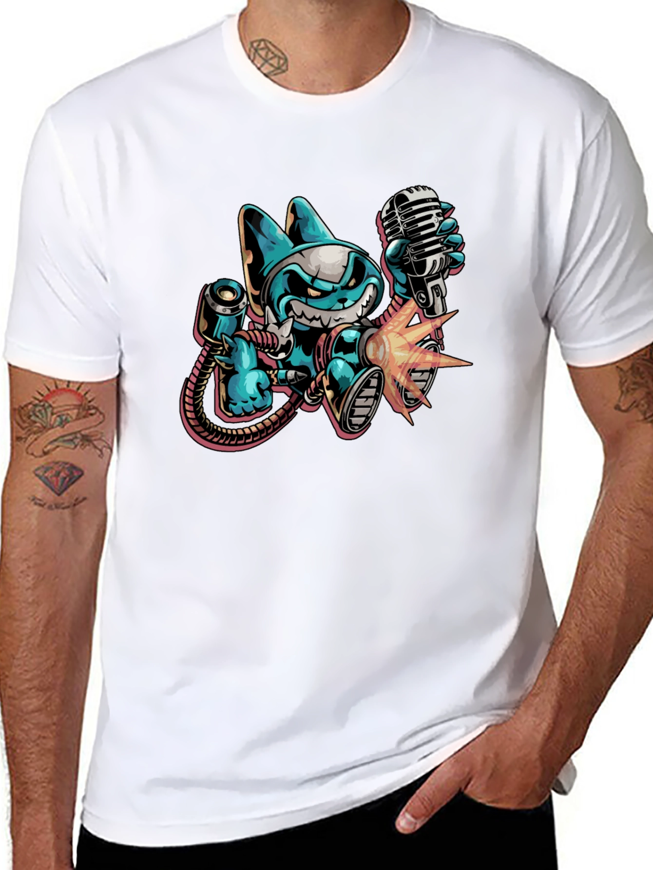 Cartoon Character Graphic Tee