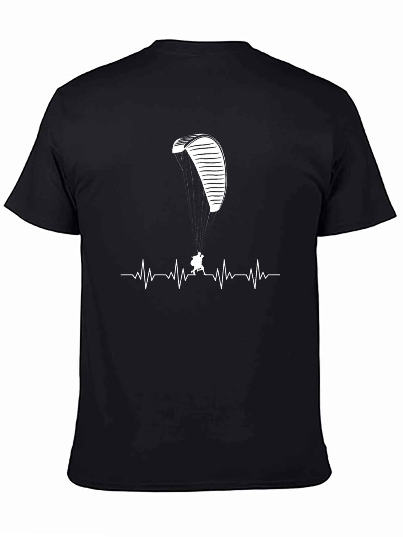 Paragliding Heartbeat Graphic Tee