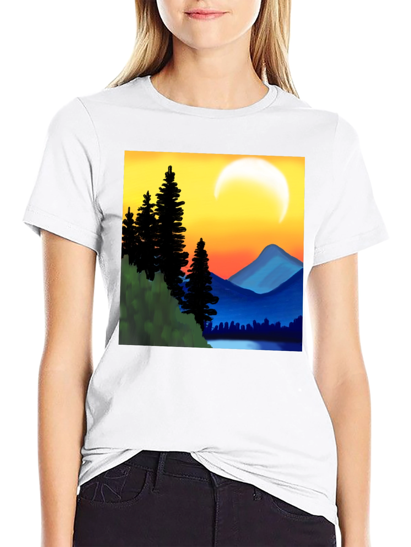 Sunset Mountain Graphic Tee