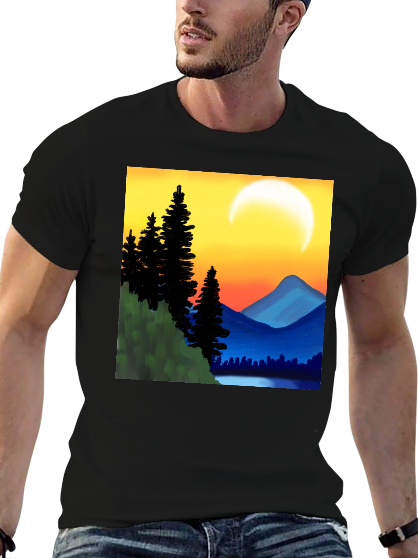 Sunset Mountain Graphic Tee