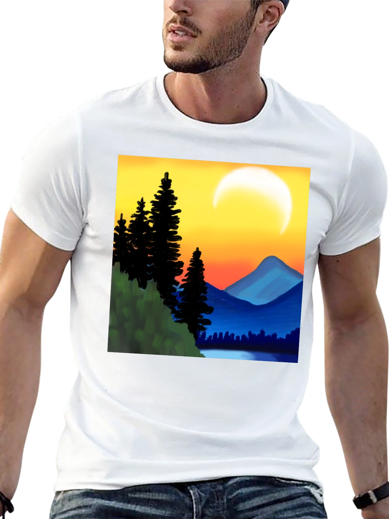 Sunset Mountain Graphic Tee