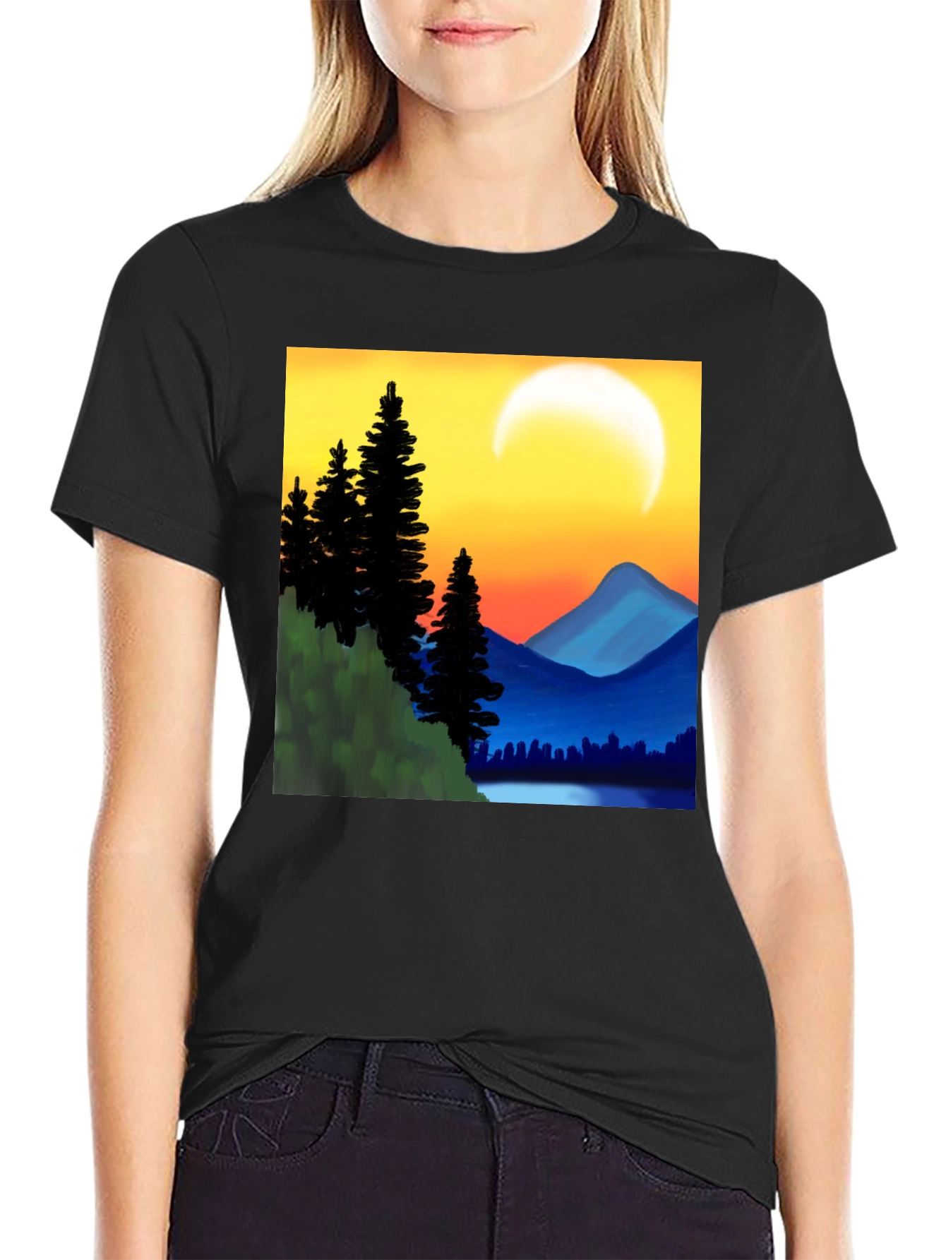 Sunset Mountain Graphic Tee