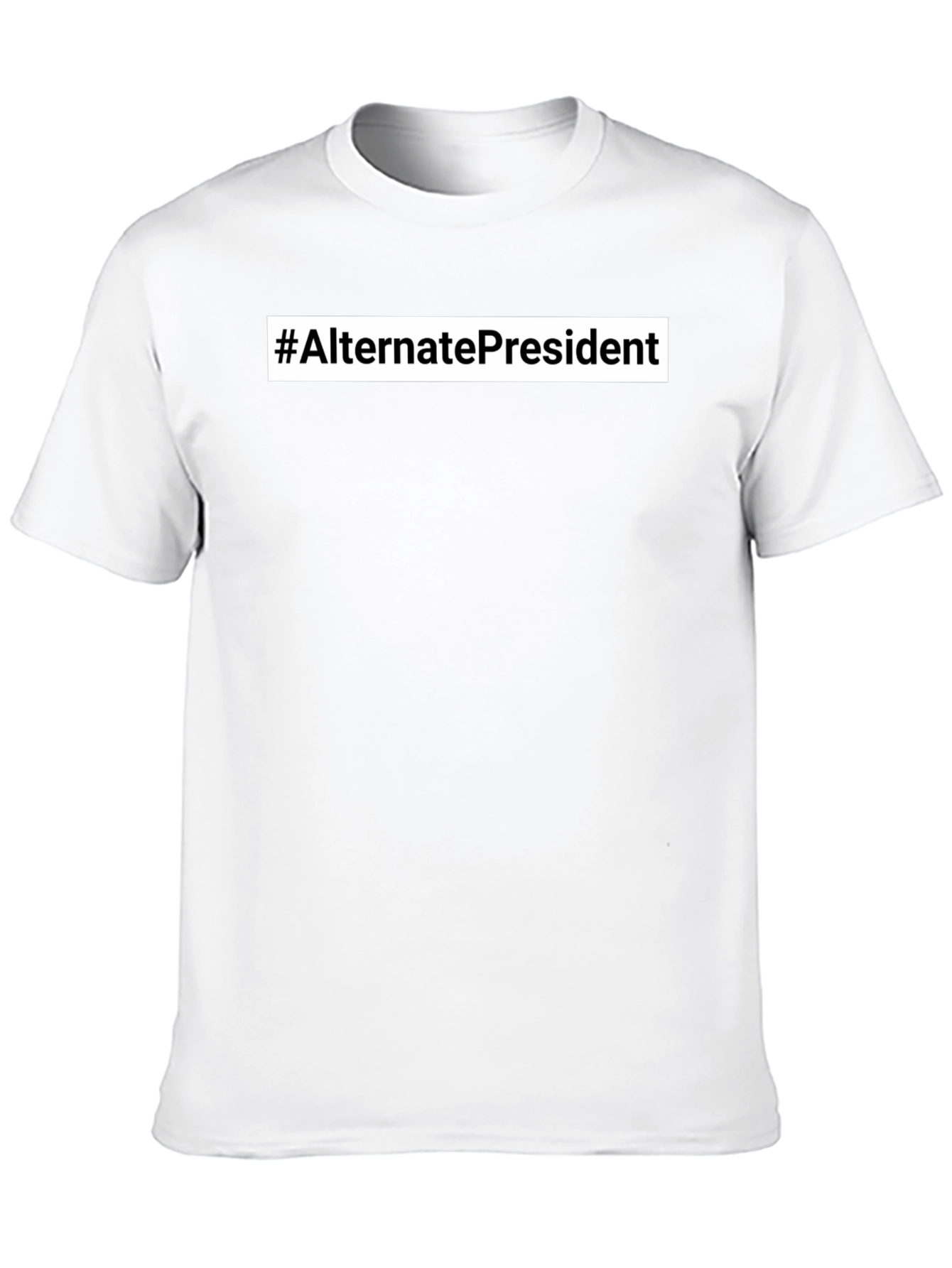 #AlternatePresident Black Graphic Tee - Bold Statement Shirt