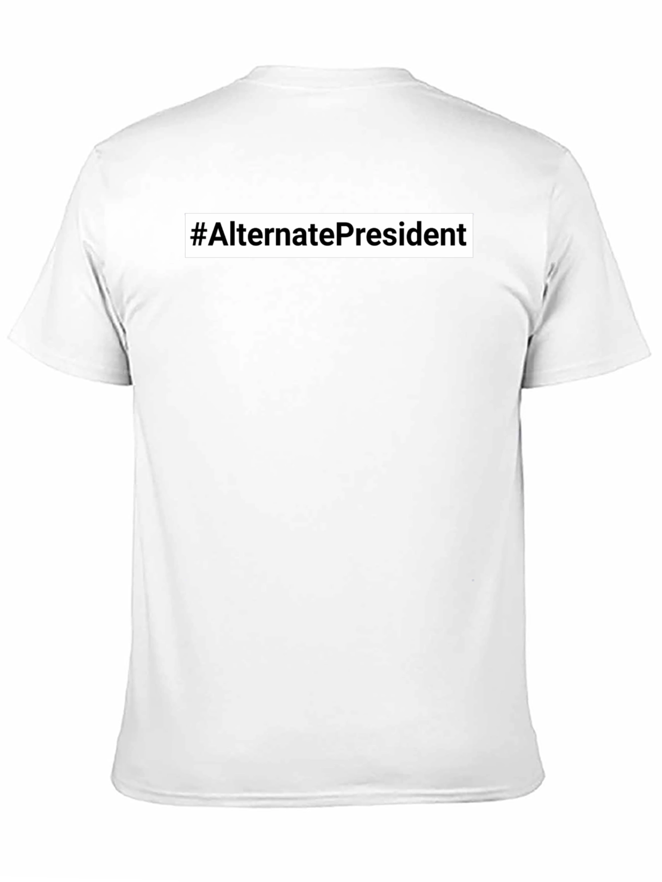 #AlternatePresident Black Graphic Tee - Bold Statement Shirt