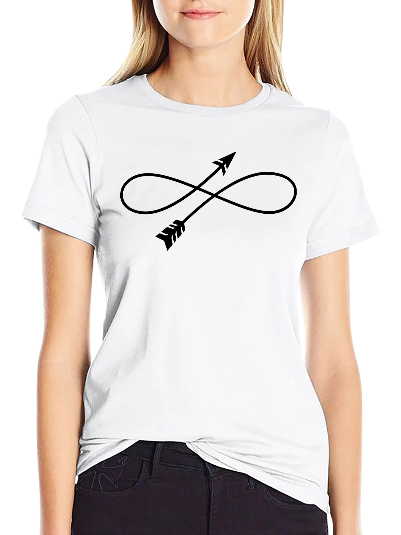 Infinity Arrow Graphic Tee - Unisex Casual Shirt