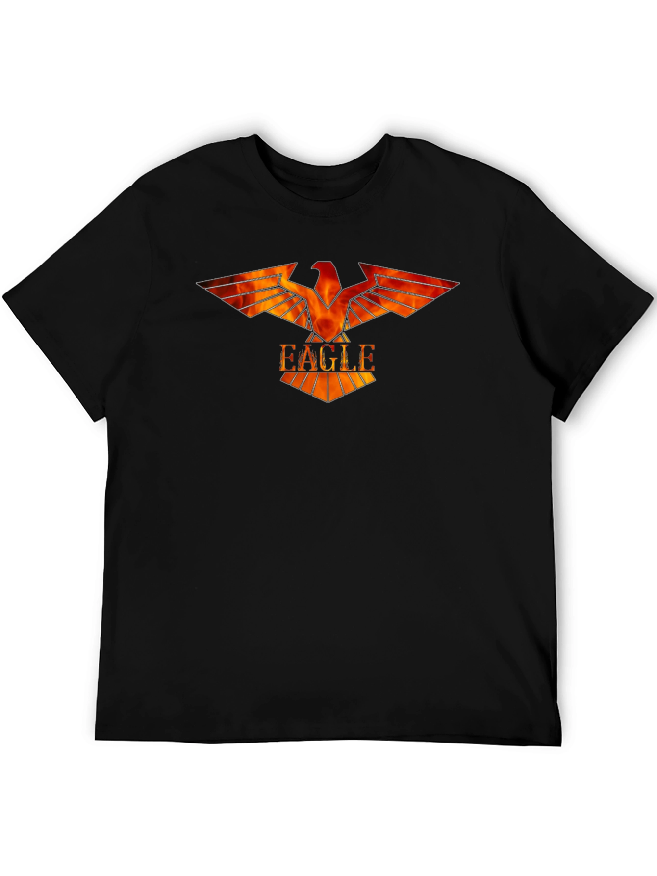 Fiery Eagle Graphic Tee - Bold Design