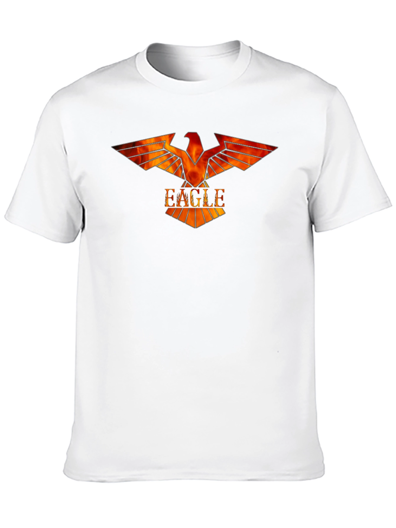 Fiery Eagle Graphic Tee - Bold Design