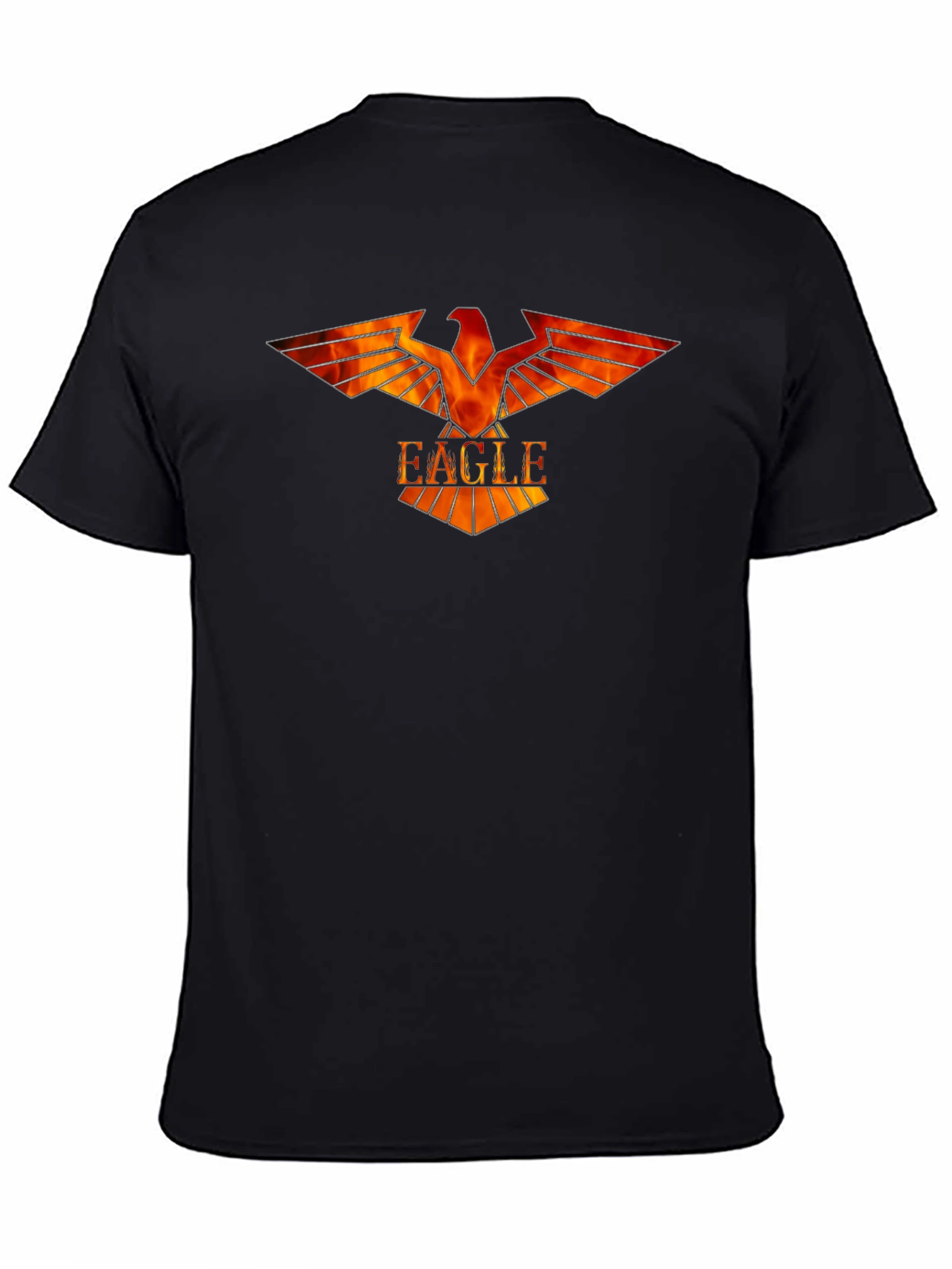 Fiery Eagle Graphic Tee - Bold Design