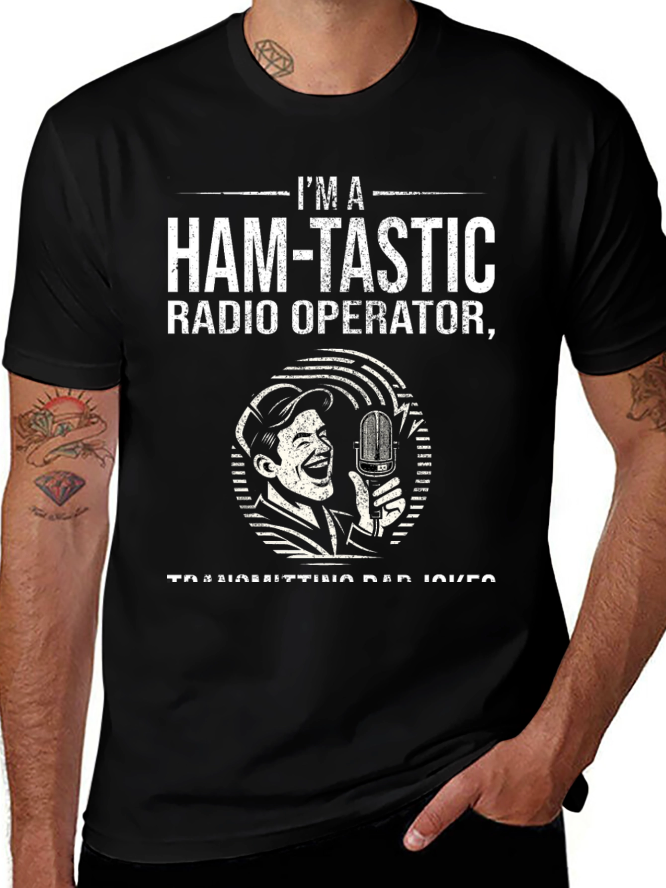 Ham-tastic Radio Operator Graphic T-Shirt