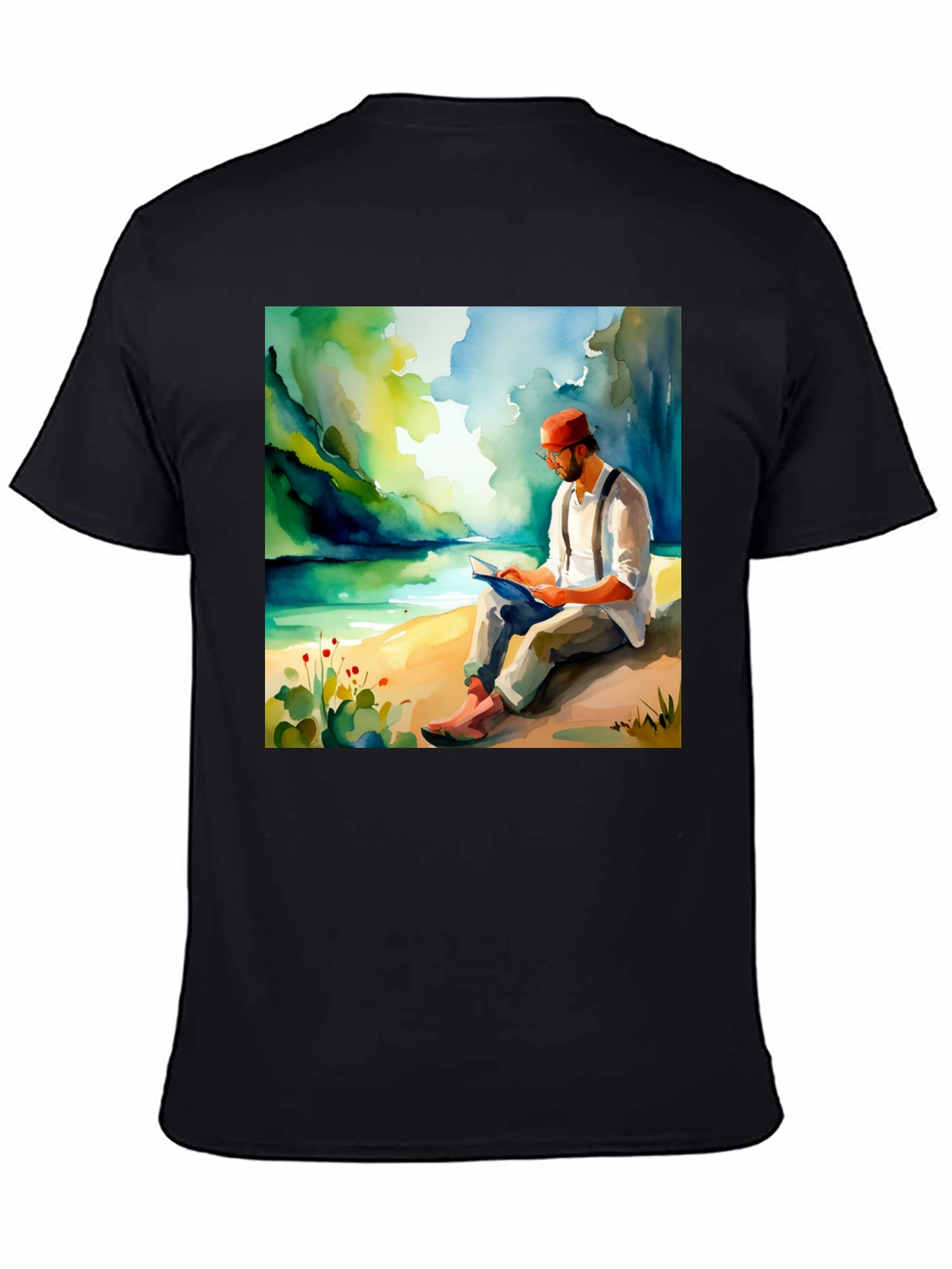 Literary Lake View Graphic Tee
