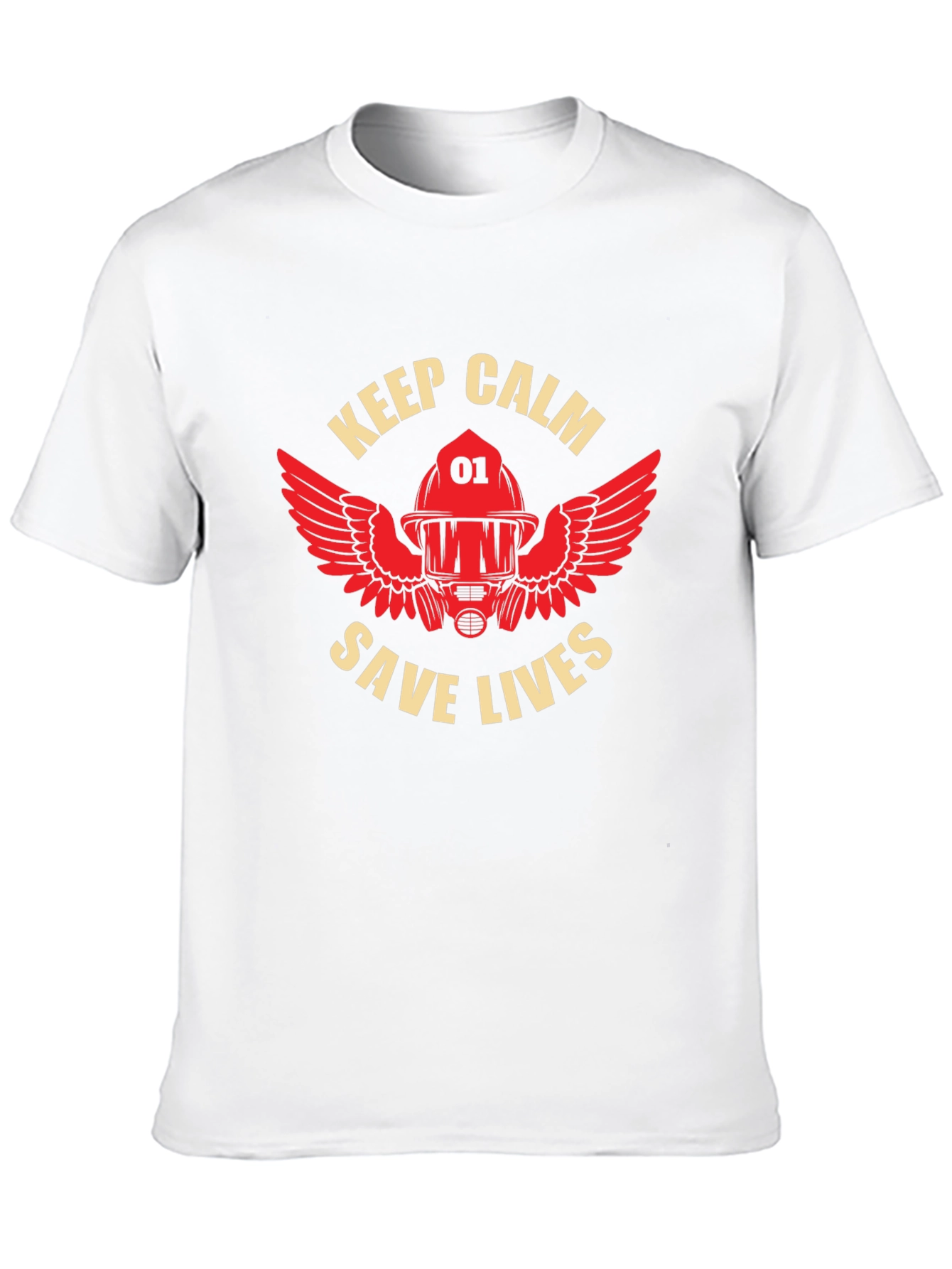 Keep Calm Save Lives Firefighter T-Shirt