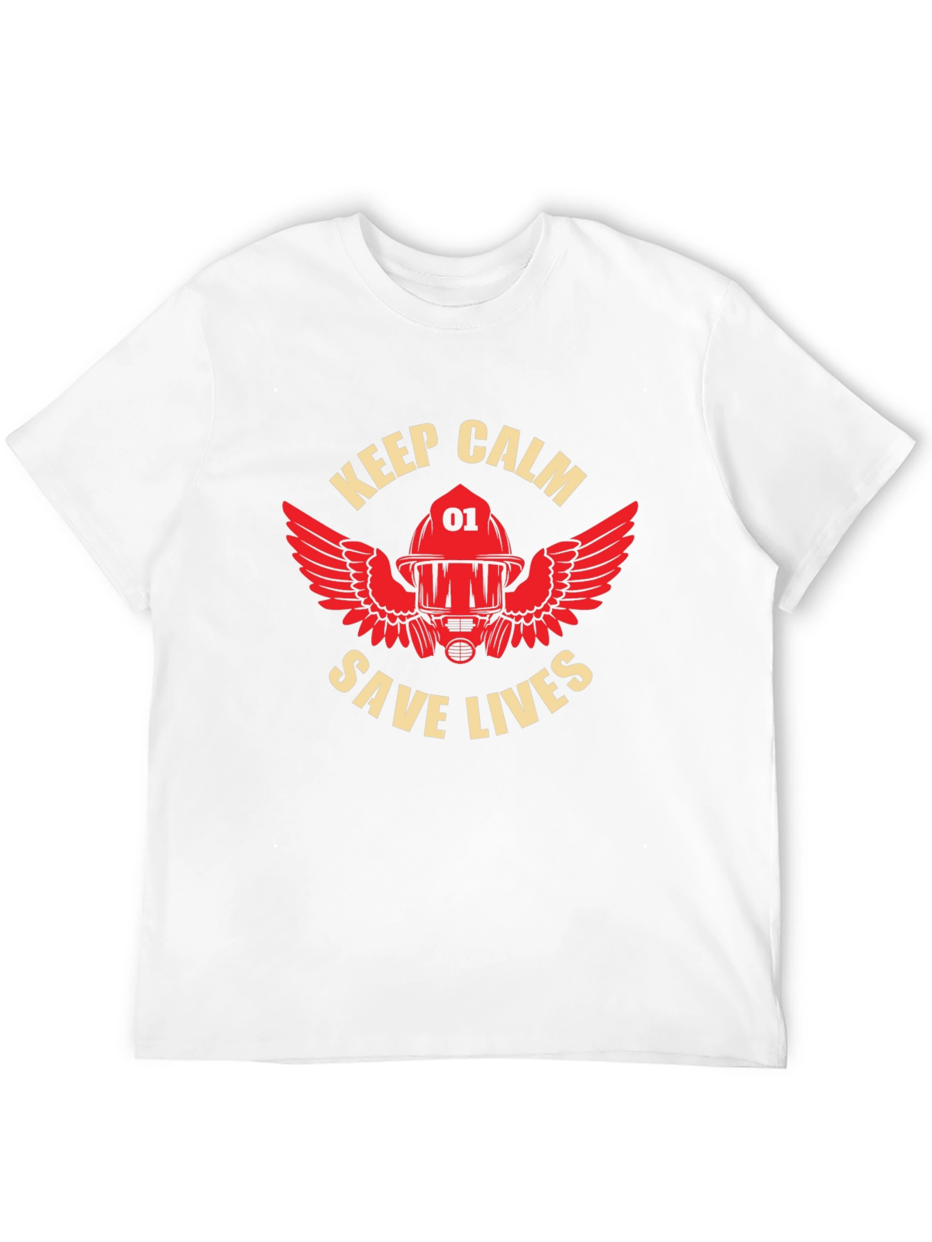 Keep Calm Save Lives Firefighter T-Shirt