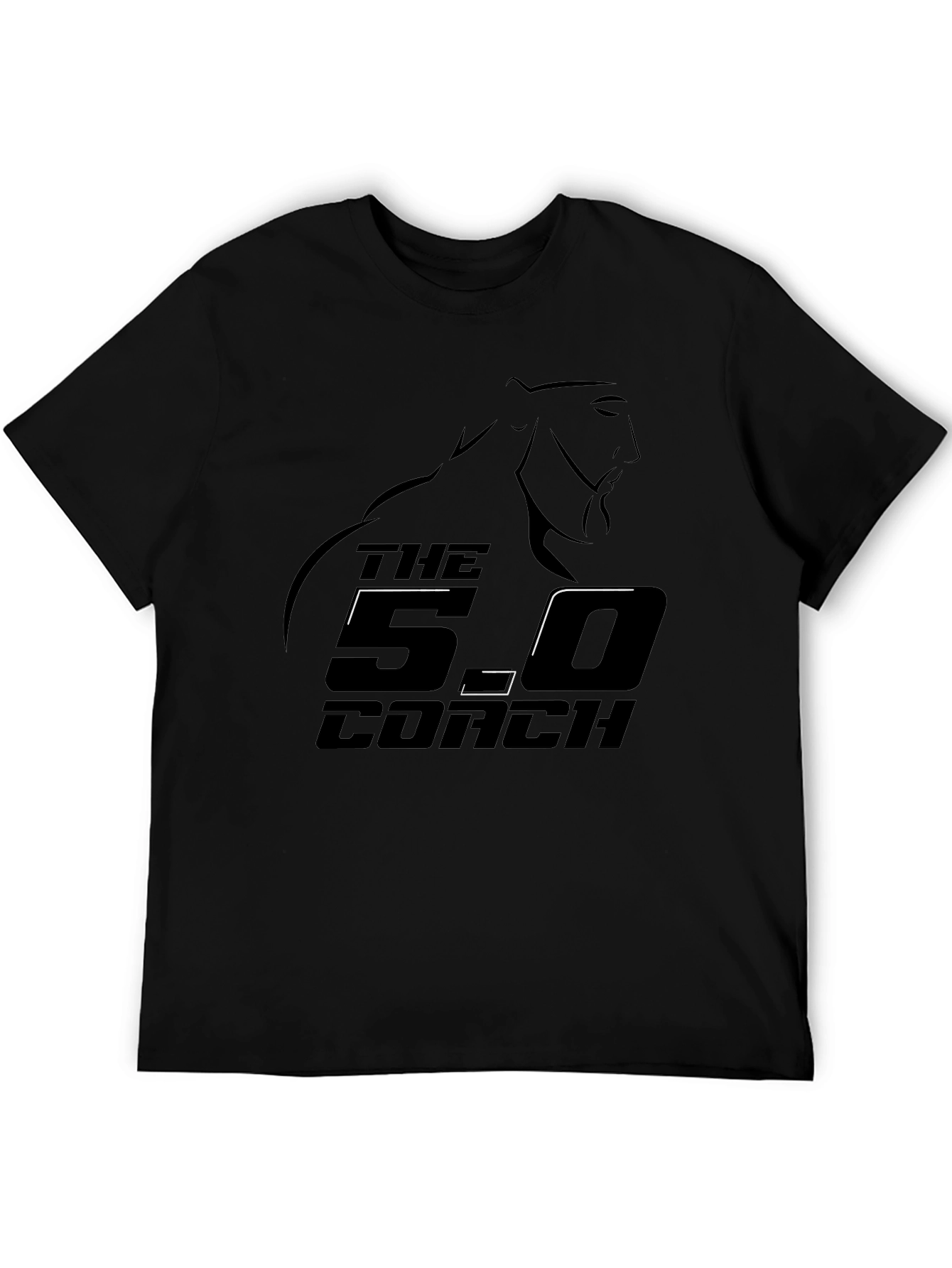 The 5.0 Coach Black Graphic Tee
