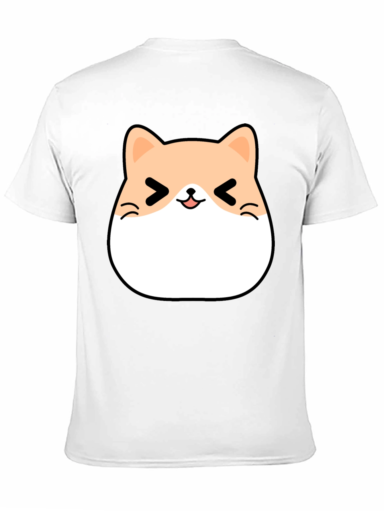 Kawaii Cat Graphic Tee - Unisex Black T-Shirt
