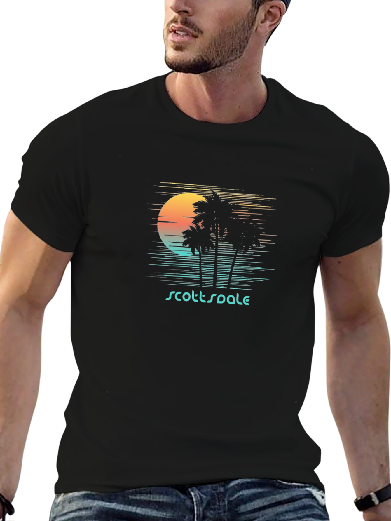 Scottsdale Palm Tree Sunset T-Shirt