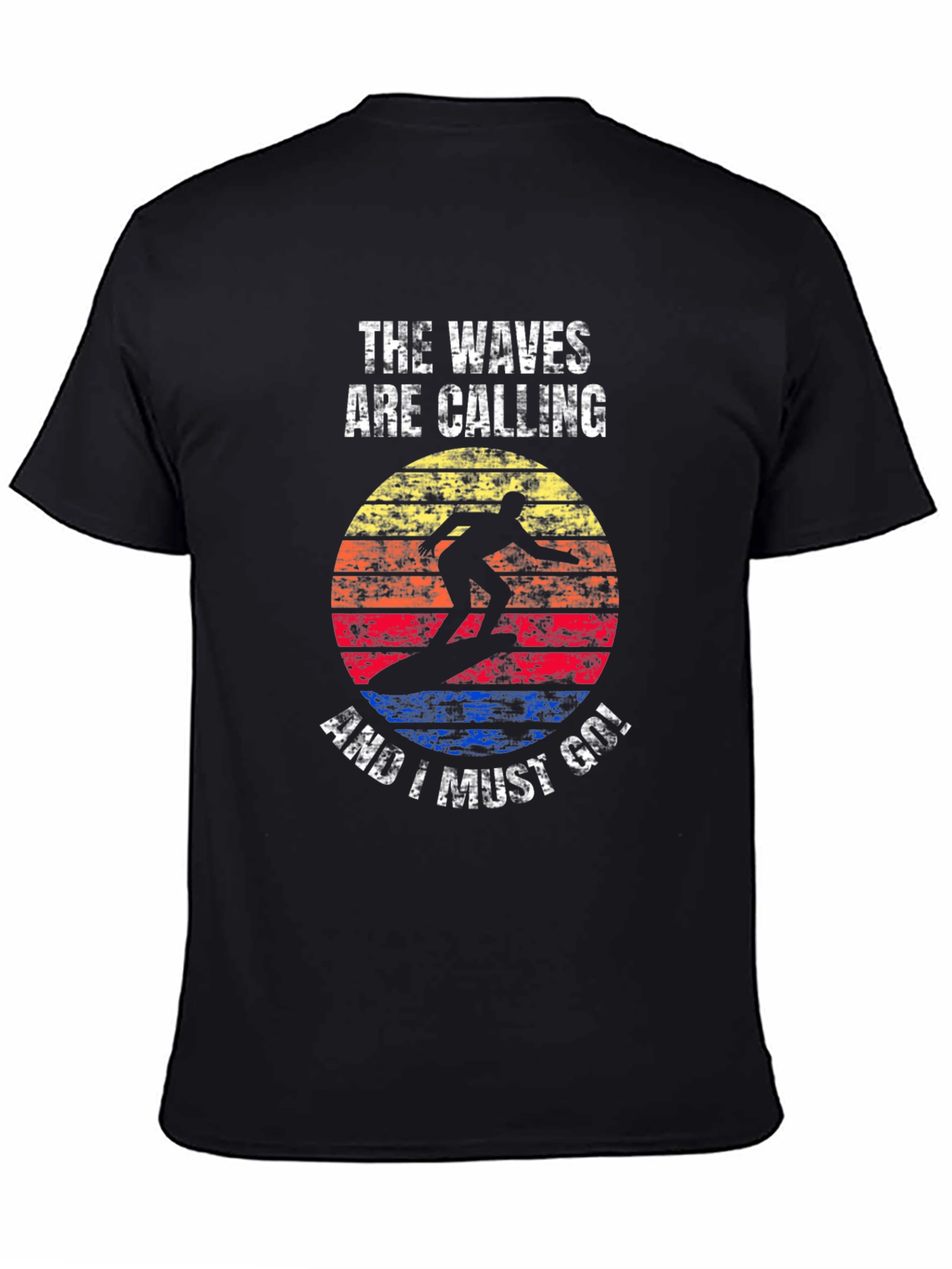 Waves Calling Graphic Tee - Surfer T-Shirt
