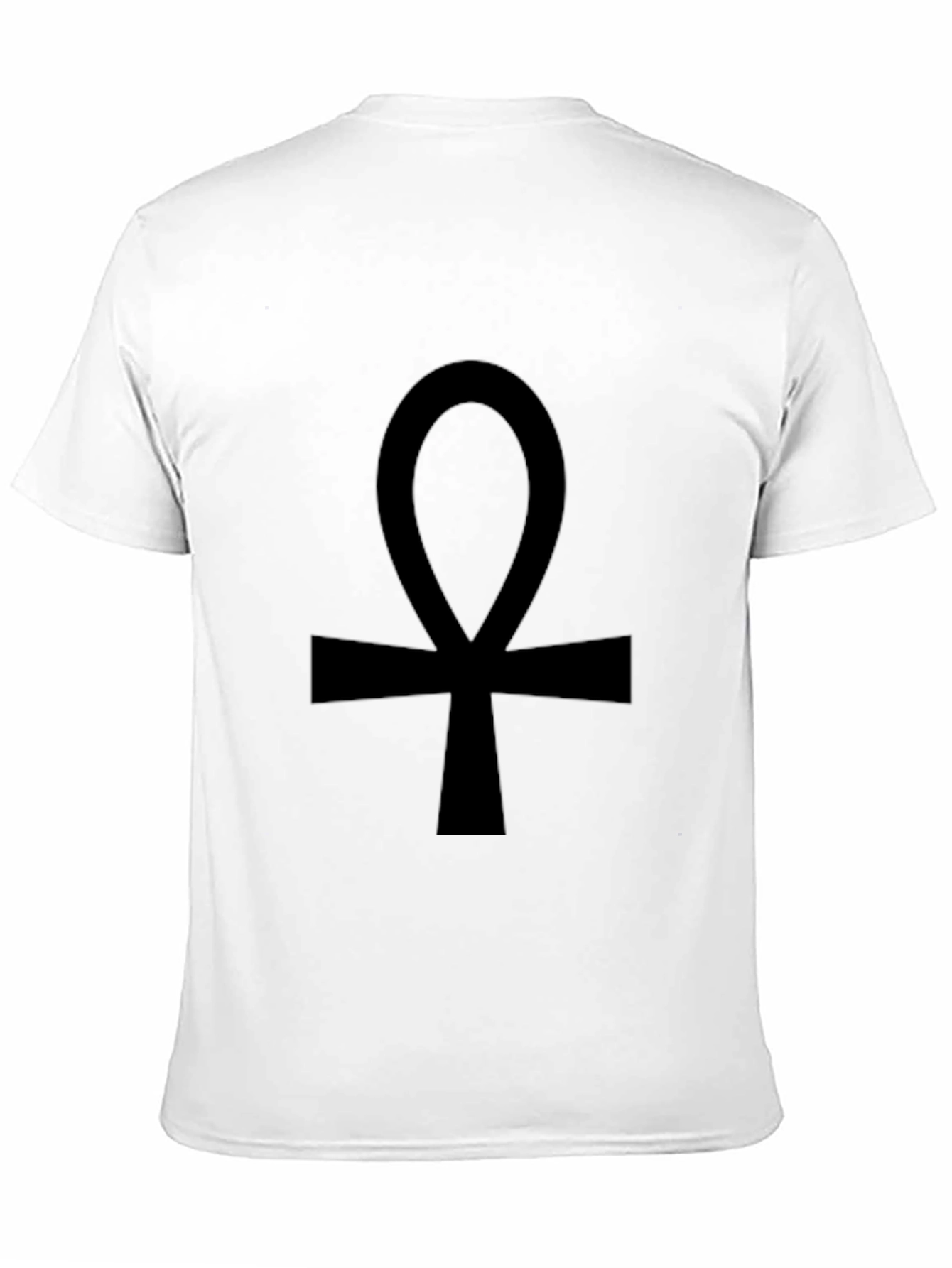 Ankh Symbol Black T-Shirt - Egyptian Key of Life
