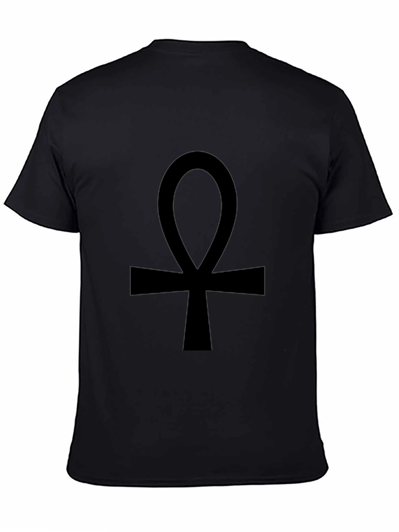 Ankh Symbol Black T-Shirt - Egyptian Key of Life