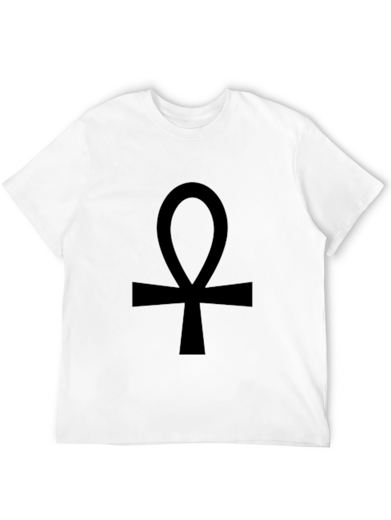 Ankh Symbol Black T-Shirt - Egyptian Key of Life