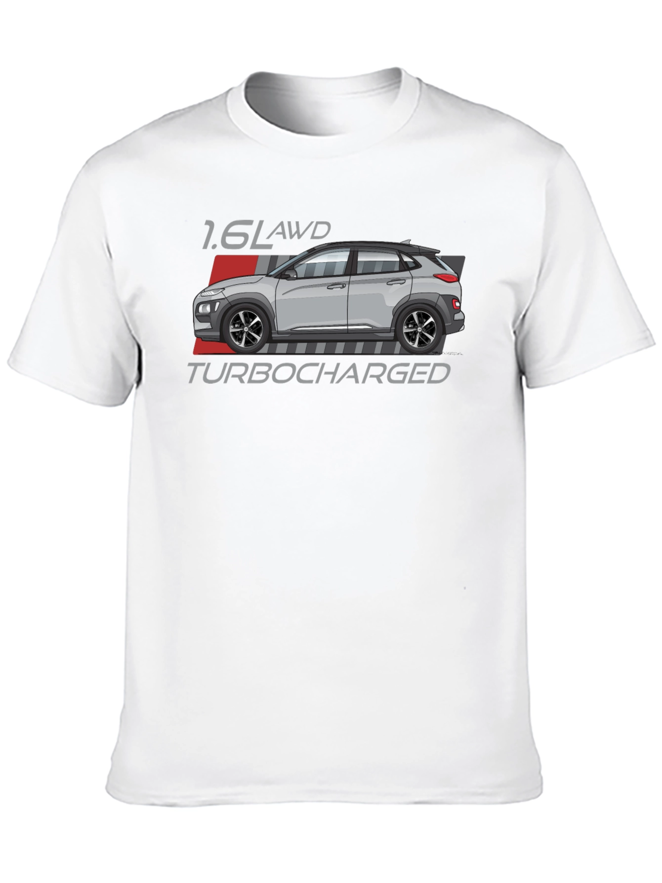Hyundai Kona 1.6L AWD Turbocharged Black T-Shirt