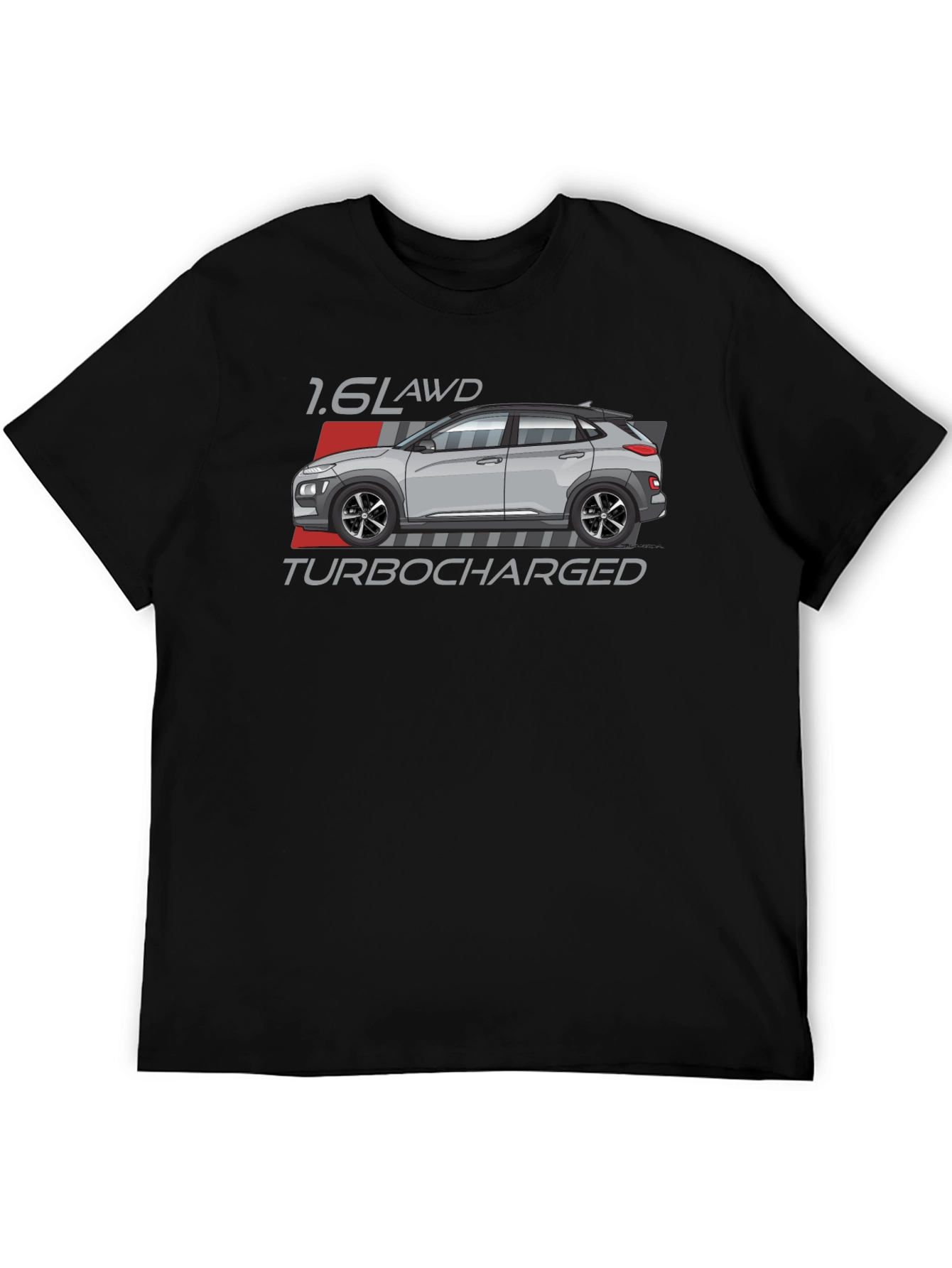 Hyundai Kona 1.6L AWD Turbocharged Black T-Shirt