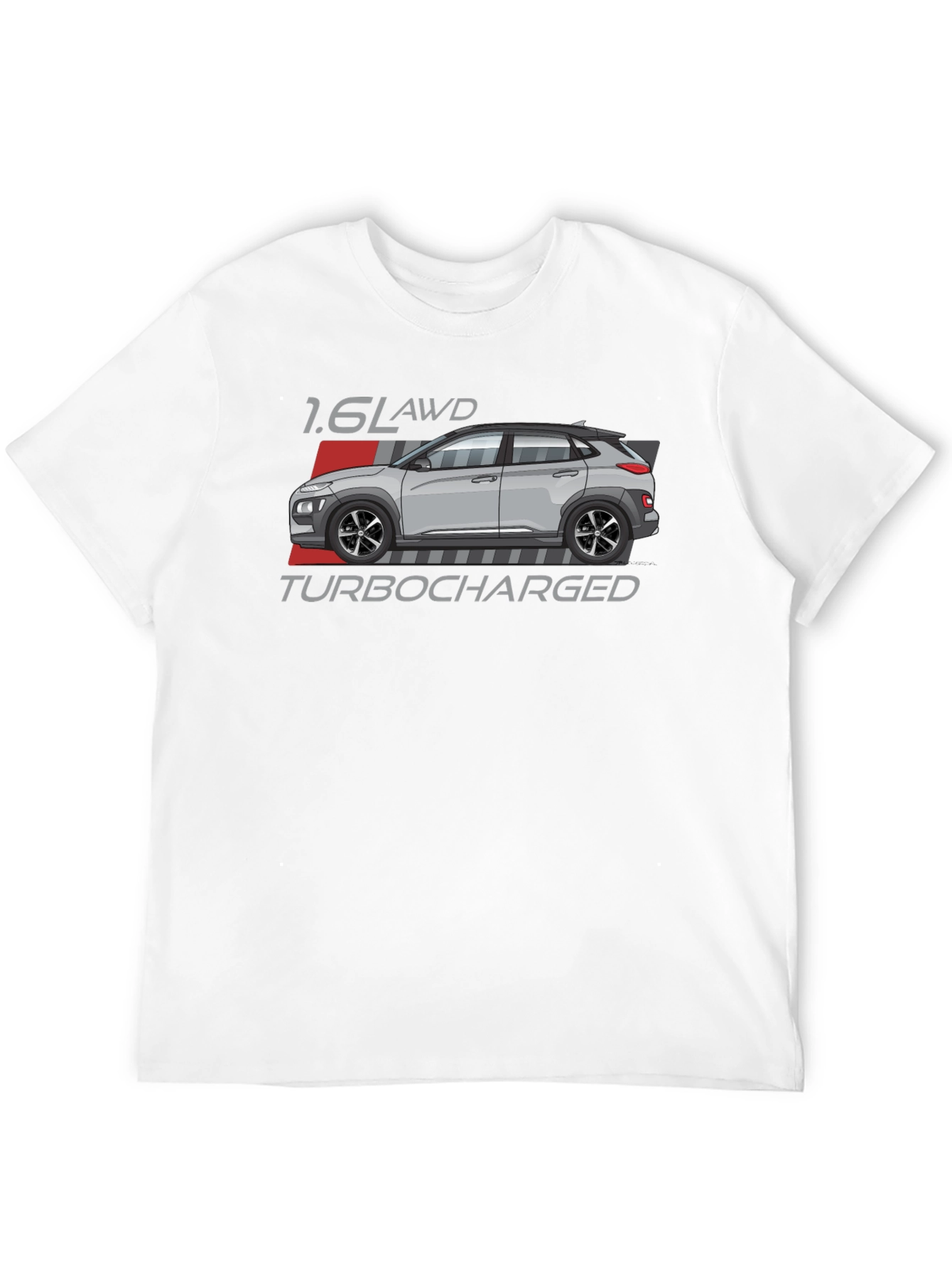 Hyundai Kona 1.6L AWD Turbocharged Black T-Shirt