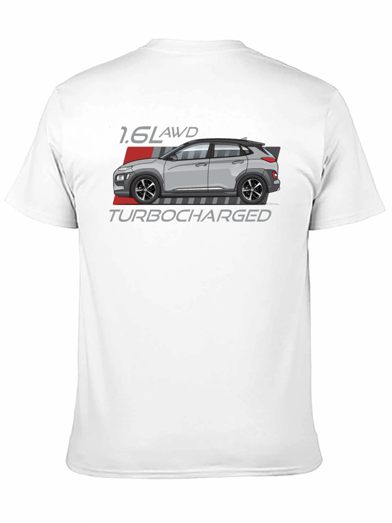 Hyundai Kona 1.6L AWD Turbocharged Black T-Shirt