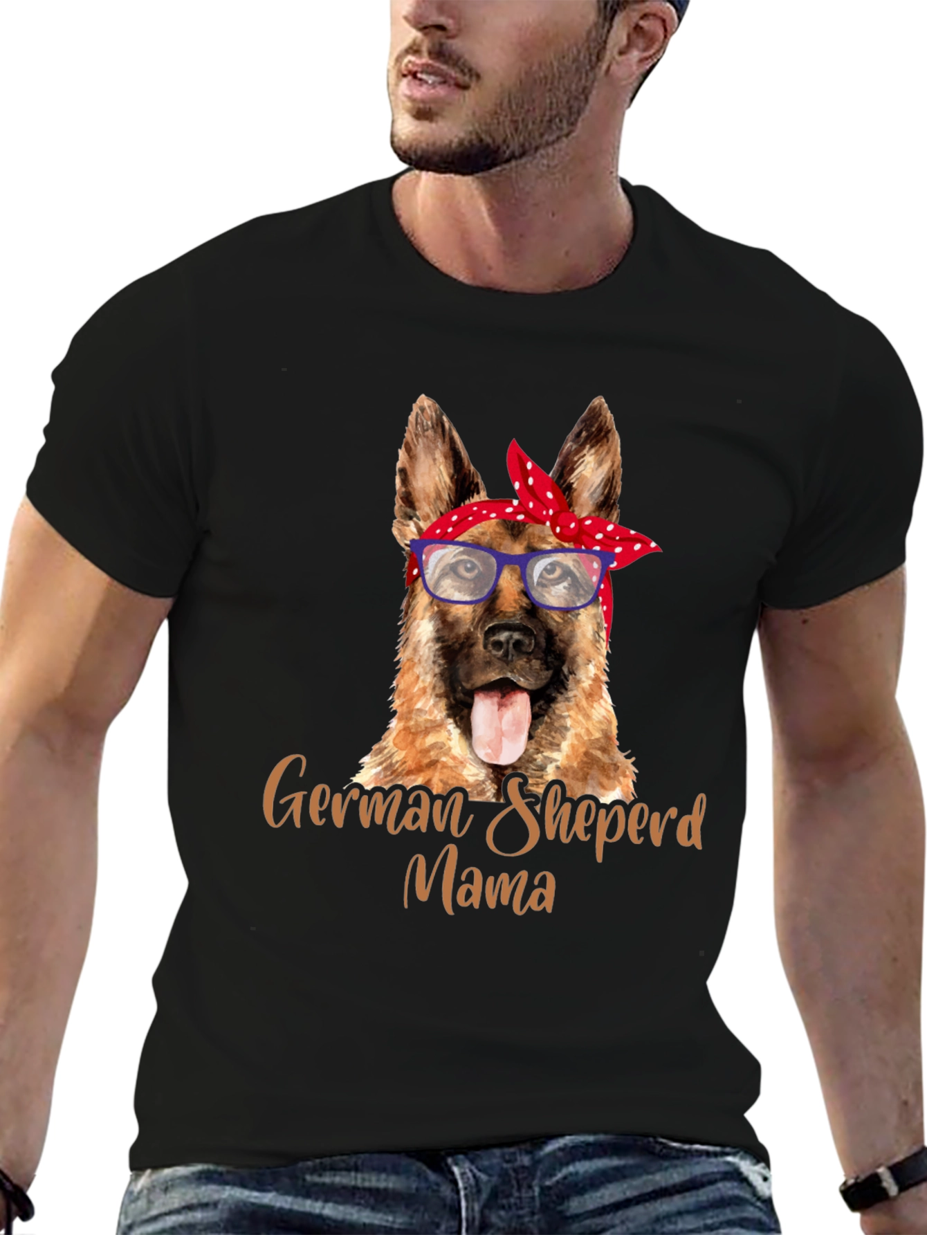 German Shepherd Mama T-Shirt