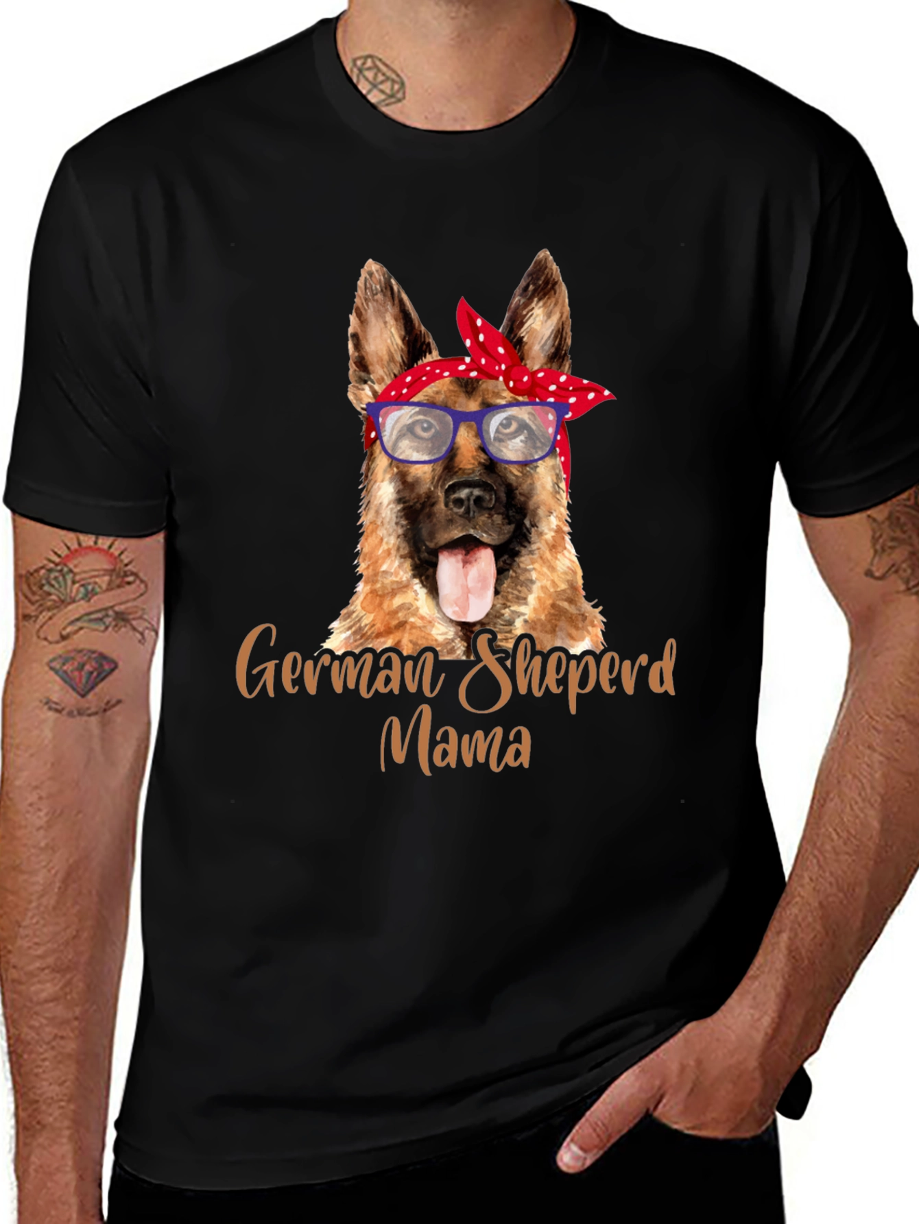 German Shepherd Mama T-Shirt