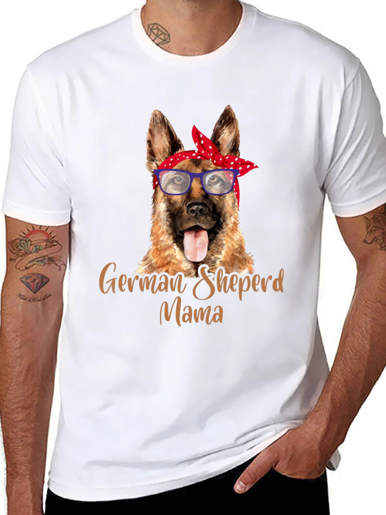 German Shepherd Mama T-Shirt