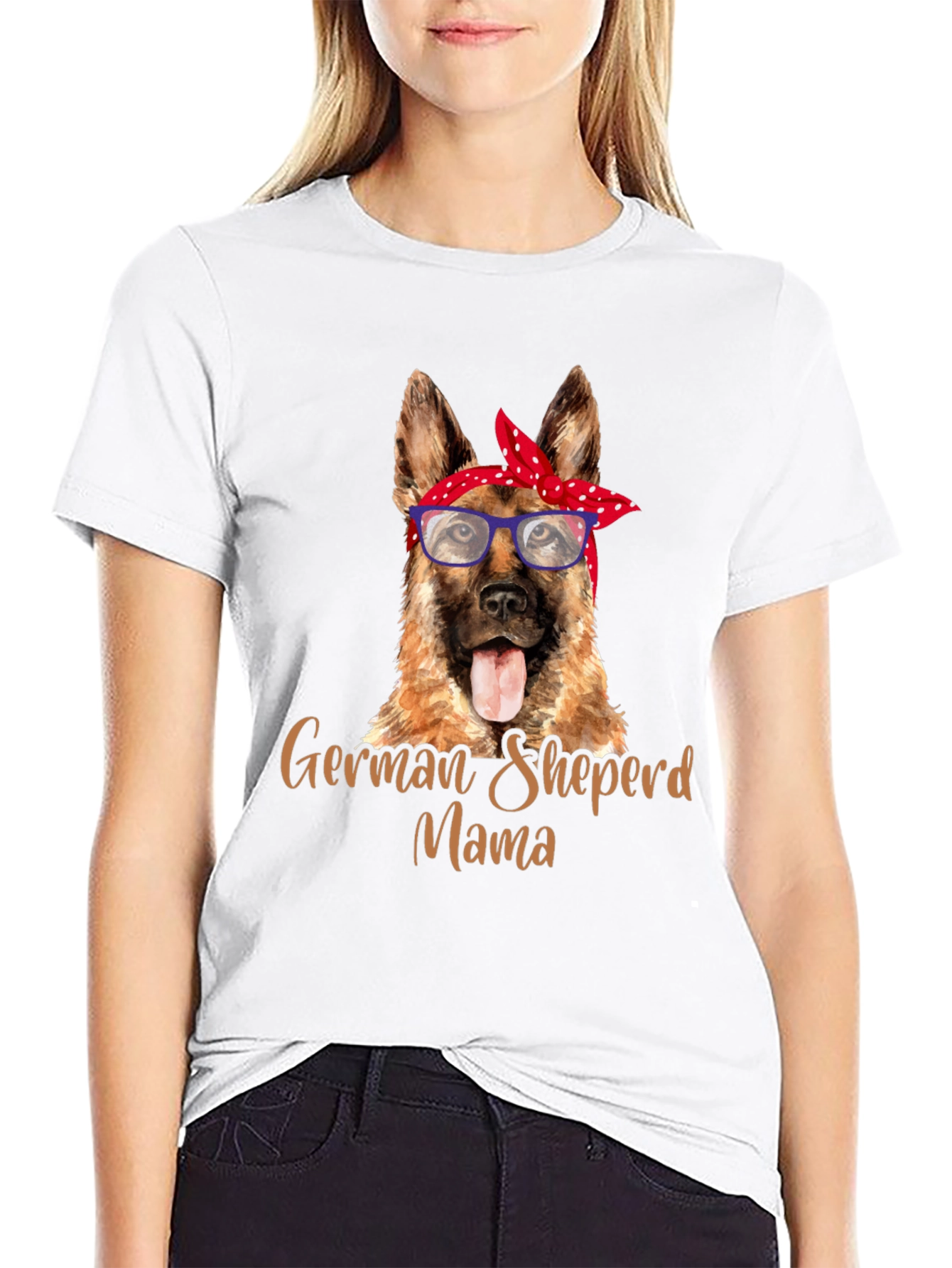 German Shepherd Mama T-Shirt