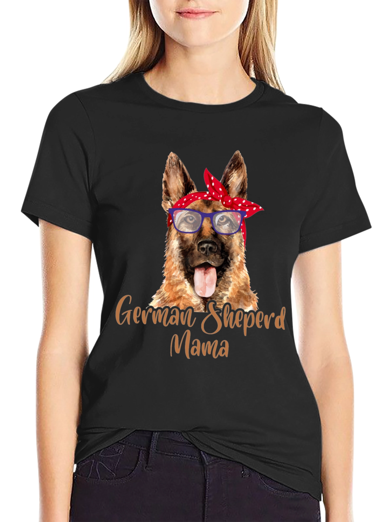 German Shepherd Mama T-Shirt