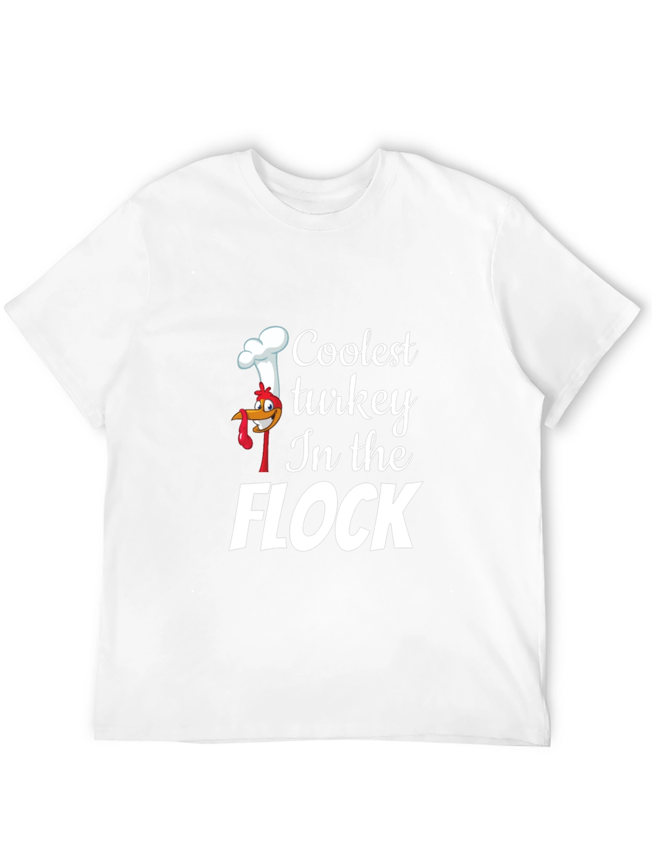 Coolest Turkey in the Flock Black T-Shirt