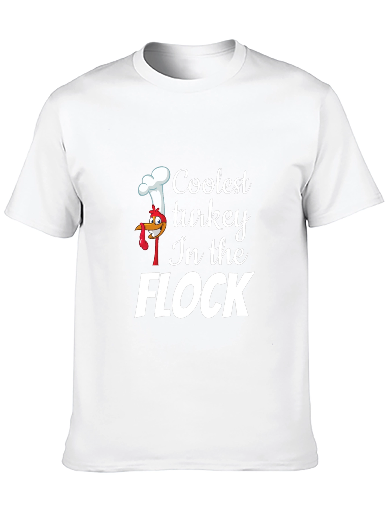 Coolest Turkey in the Flock Black T-Shirt
