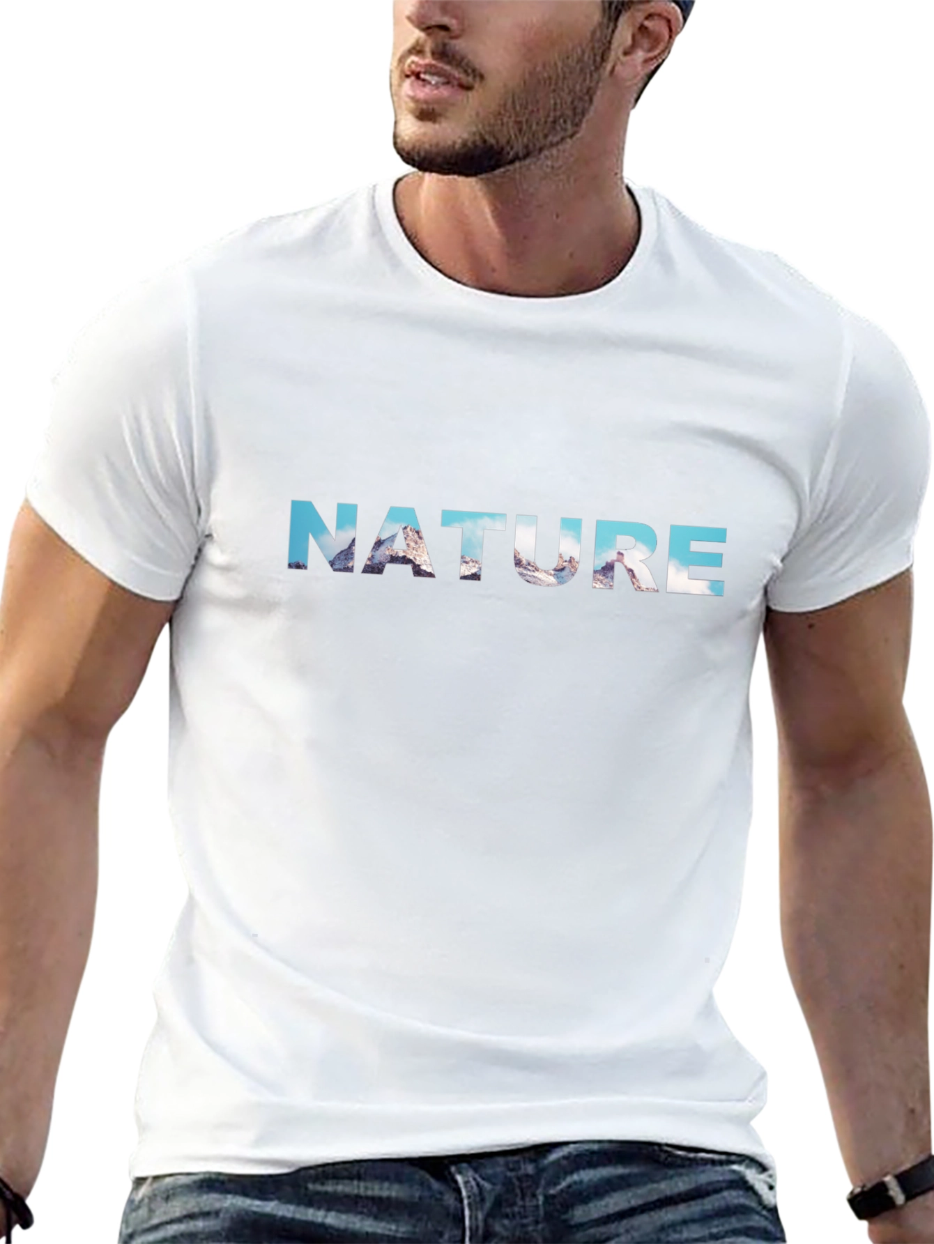 Nature Graphic Print T-Shirt