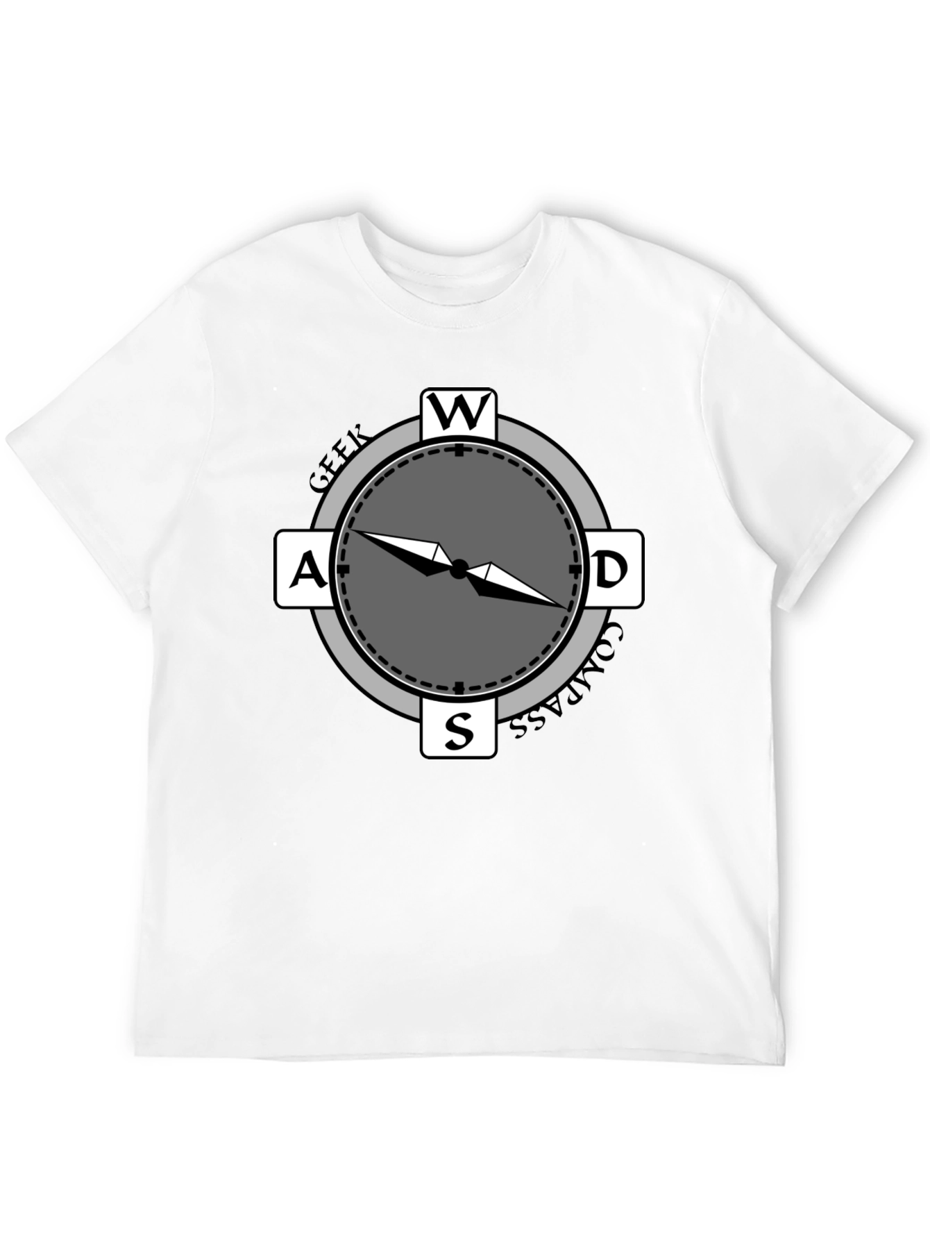 Geek Compass T-Shirt - Gamer Direction