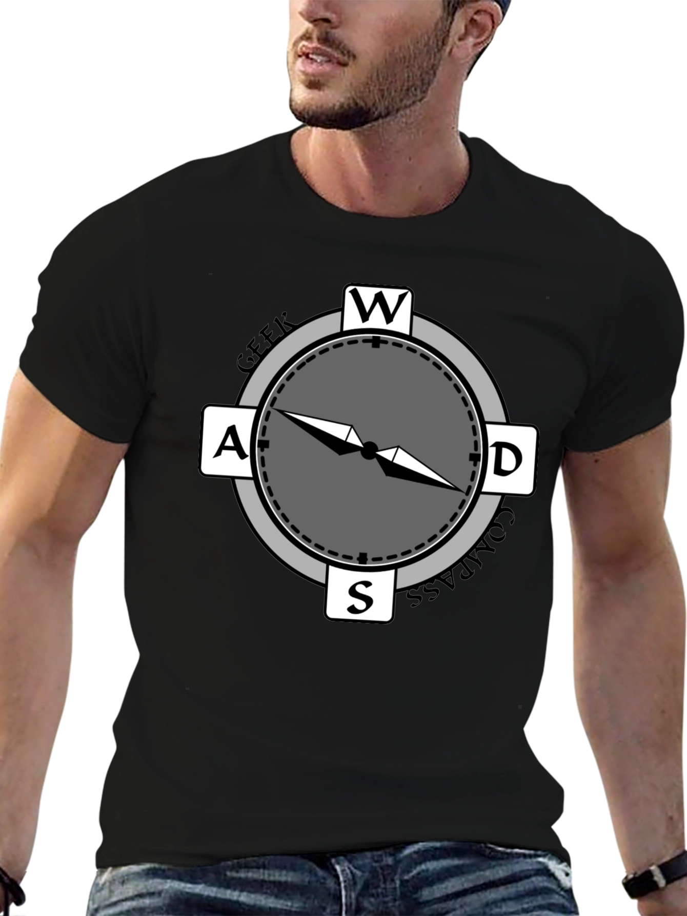 Geek Compass T-Shirt - Gamer Direction
