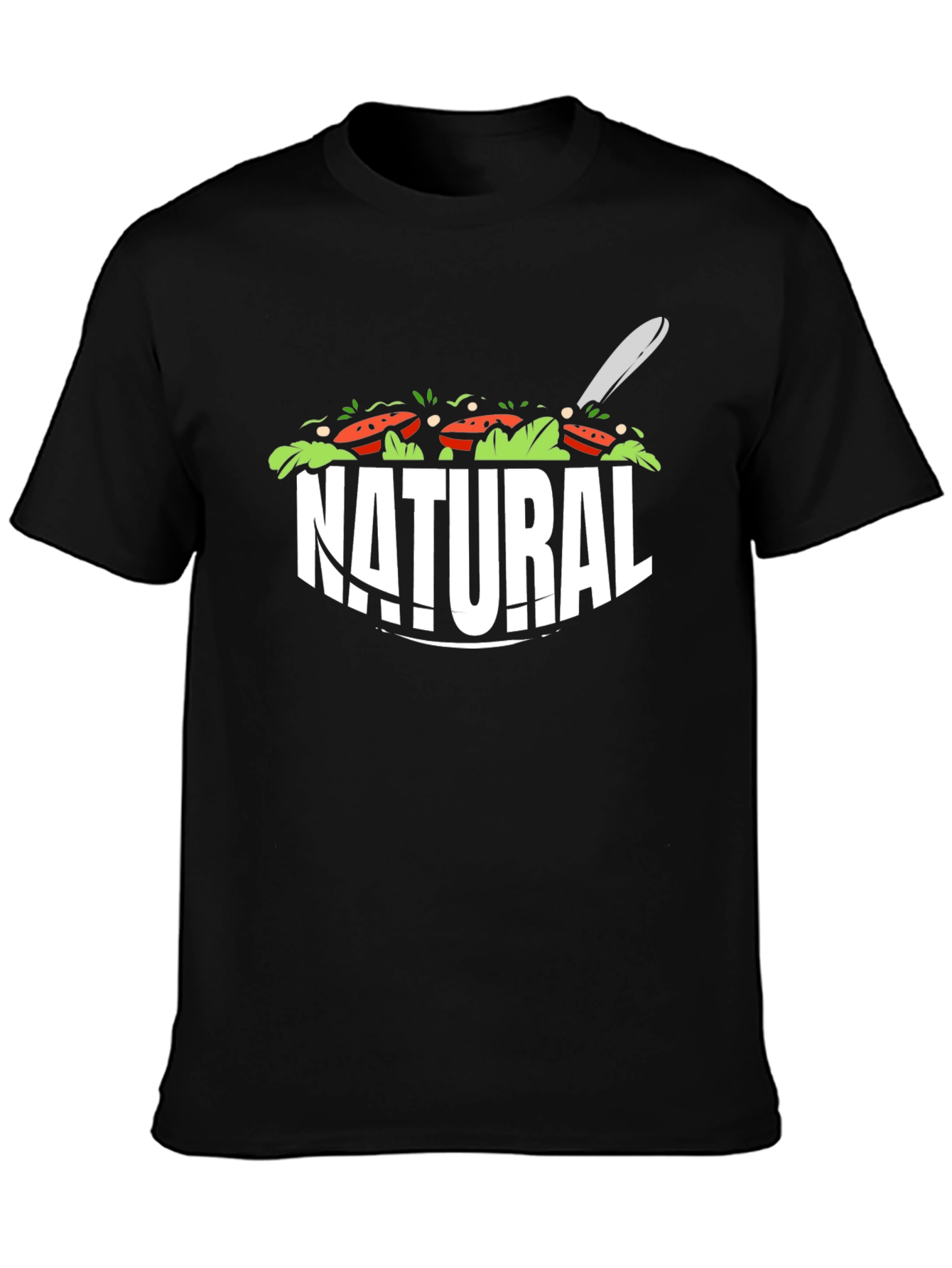 Natural Salad T-Shirt | Healthy Lifestyle Apparel