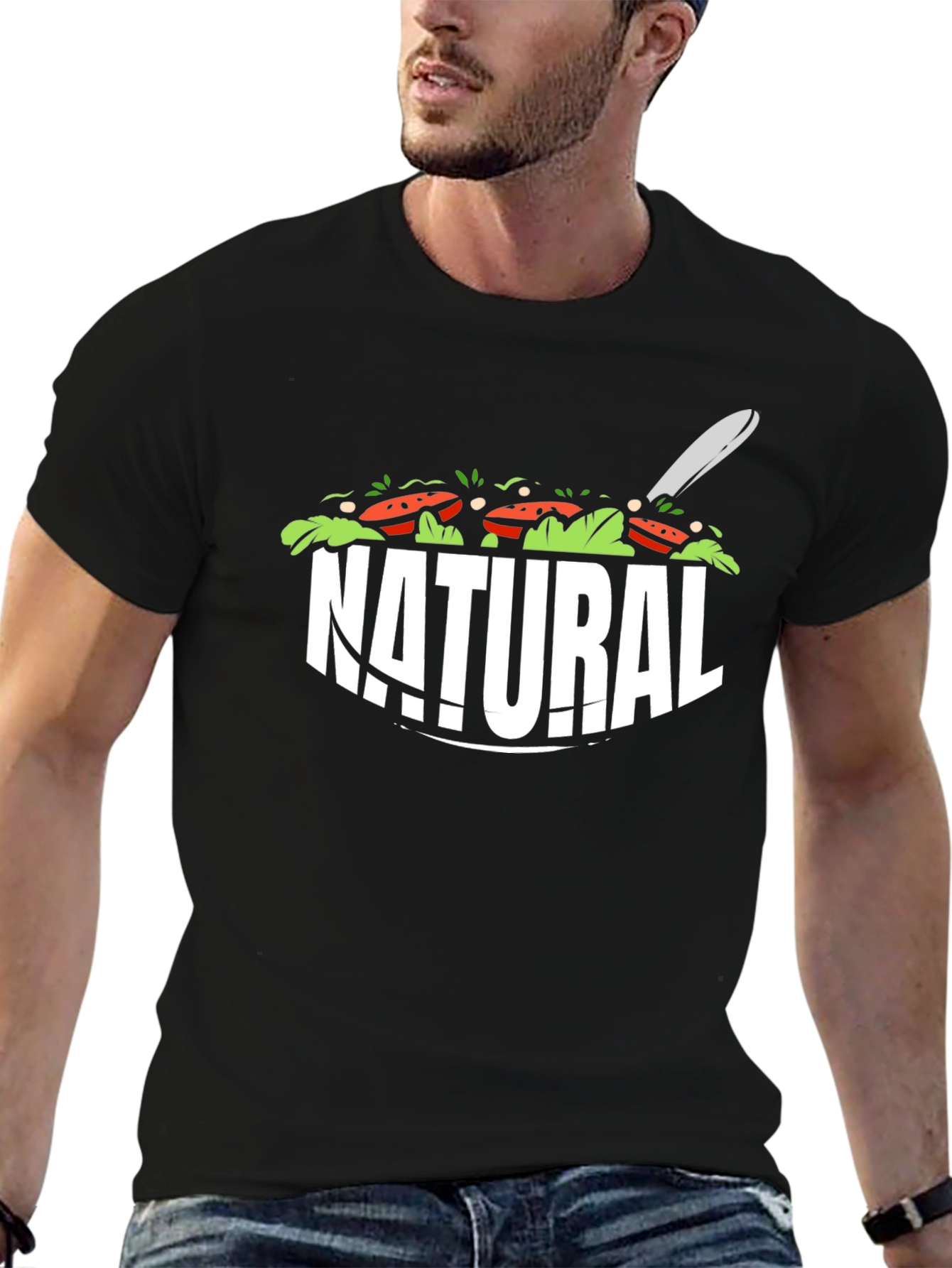 Natural Salad T-Shirt | Healthy Lifestyle Apparel