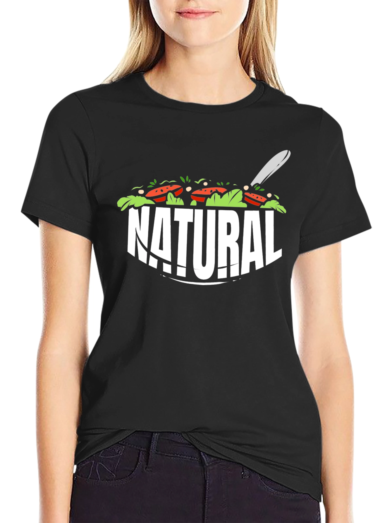 Natural Salad T-Shirt | Healthy Lifestyle Apparel
