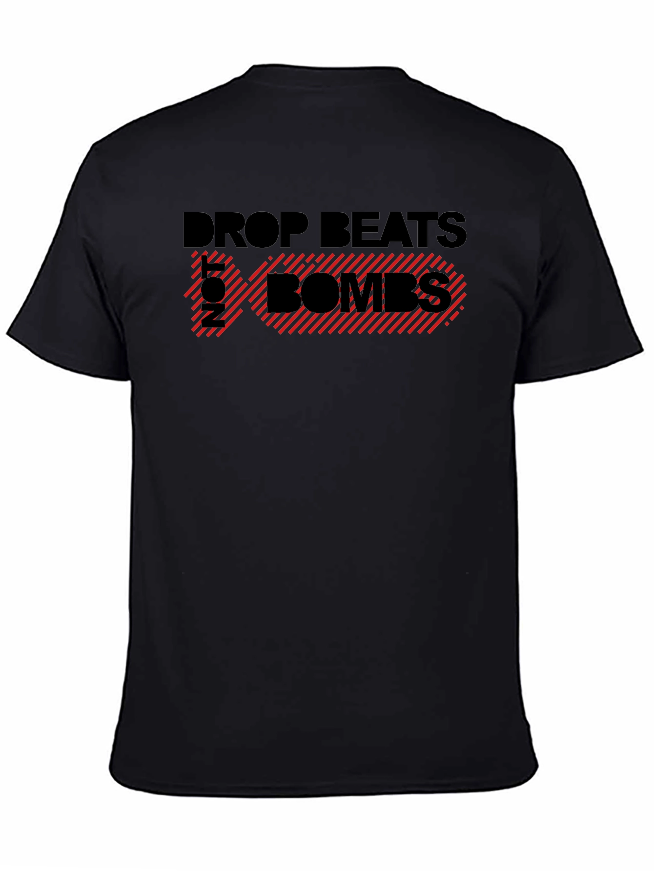 Drop Beats Not Bombs T-Shirt - Bold Graphic Tee