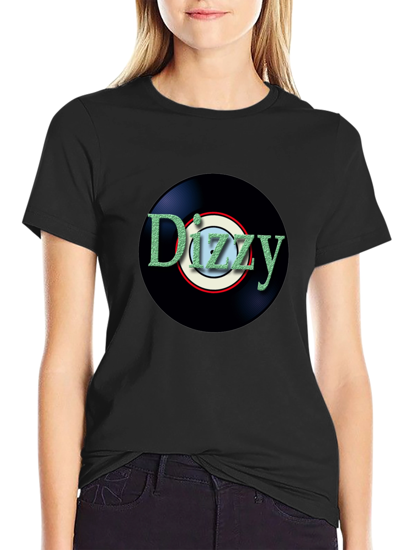 Dizzy Vinyl Record Graphic T-Shirt