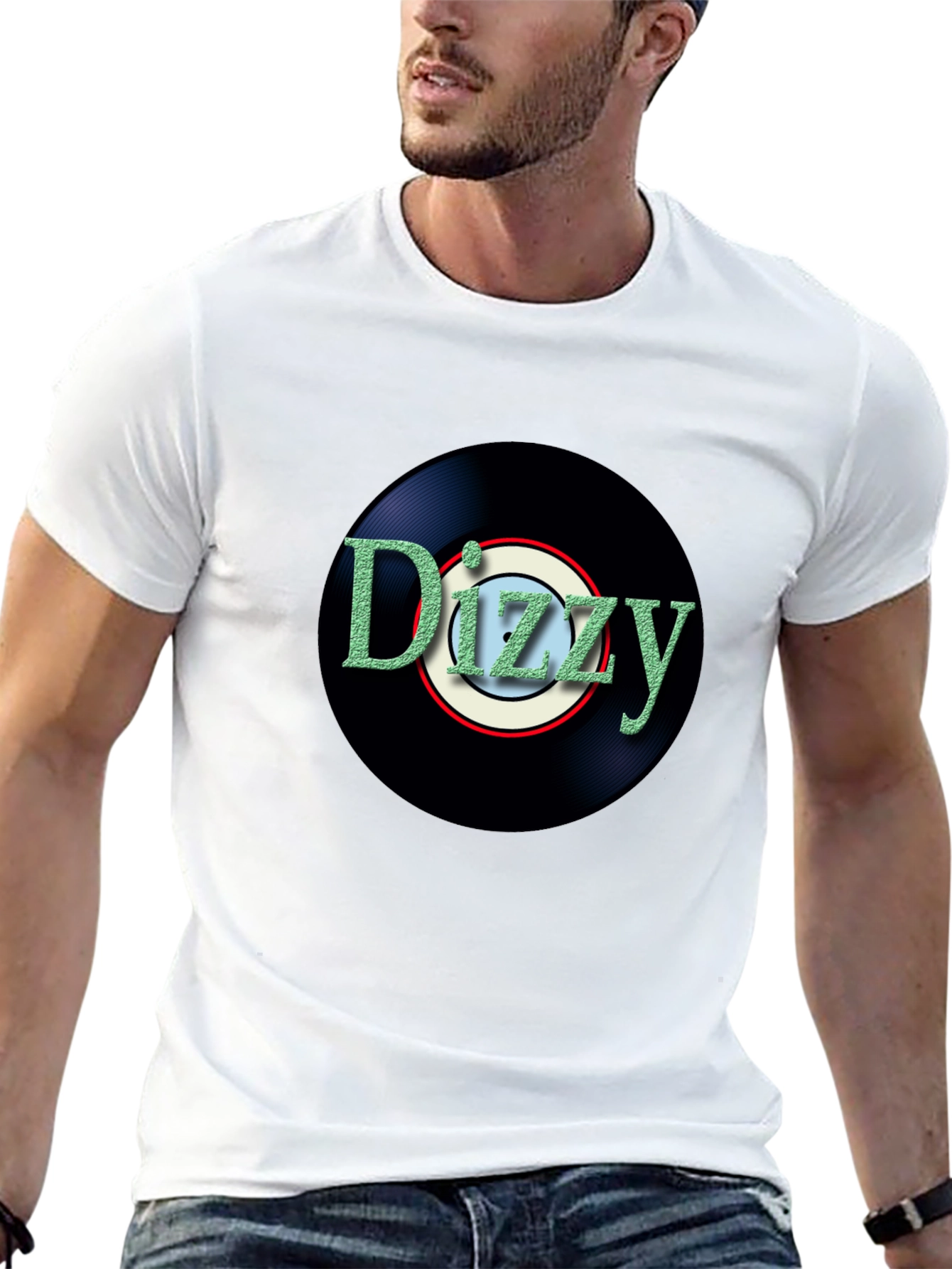 Dizzy Vinyl Record Graphic T-Shirt