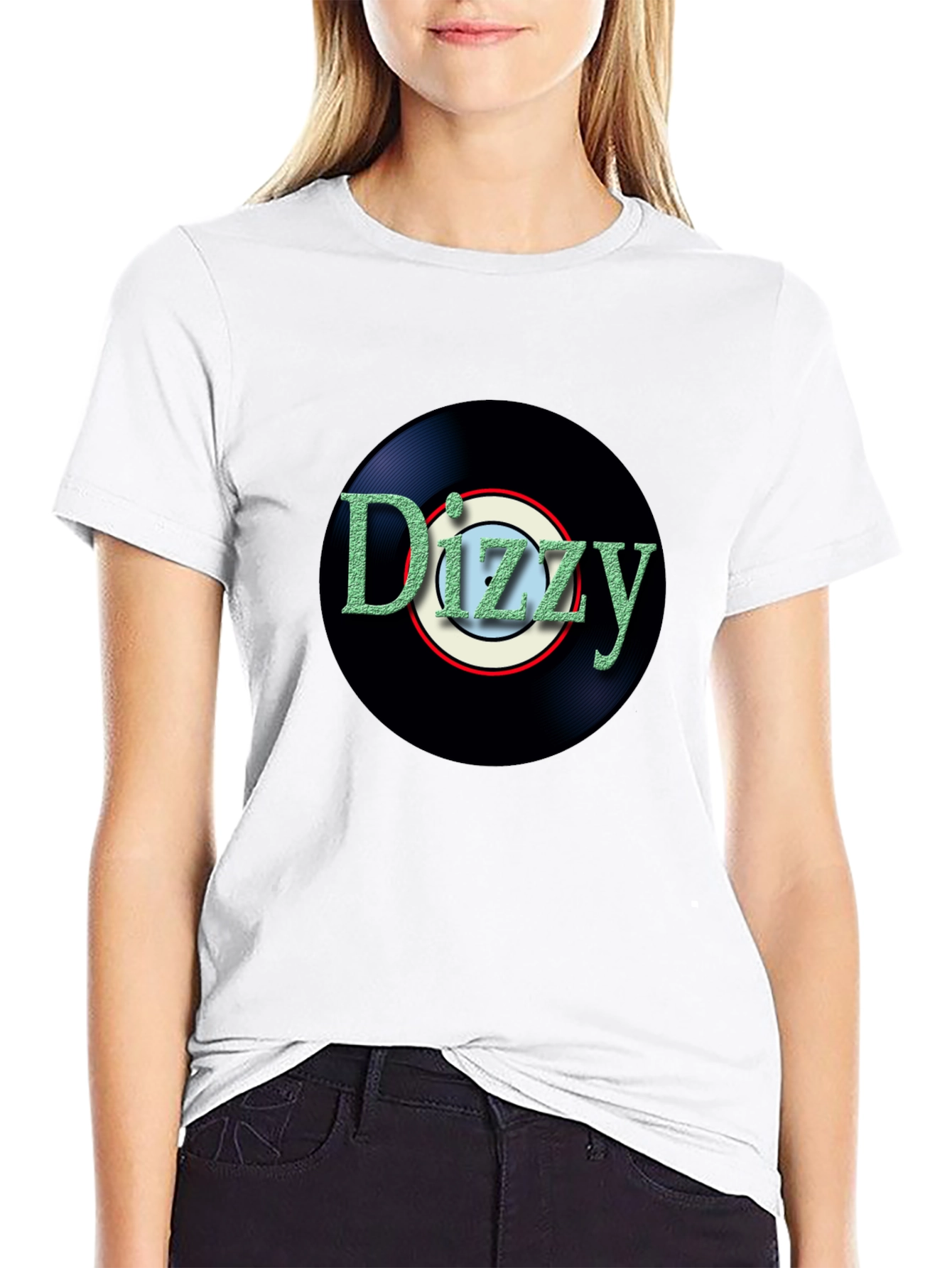 Dizzy Vinyl Record Graphic T-Shirt